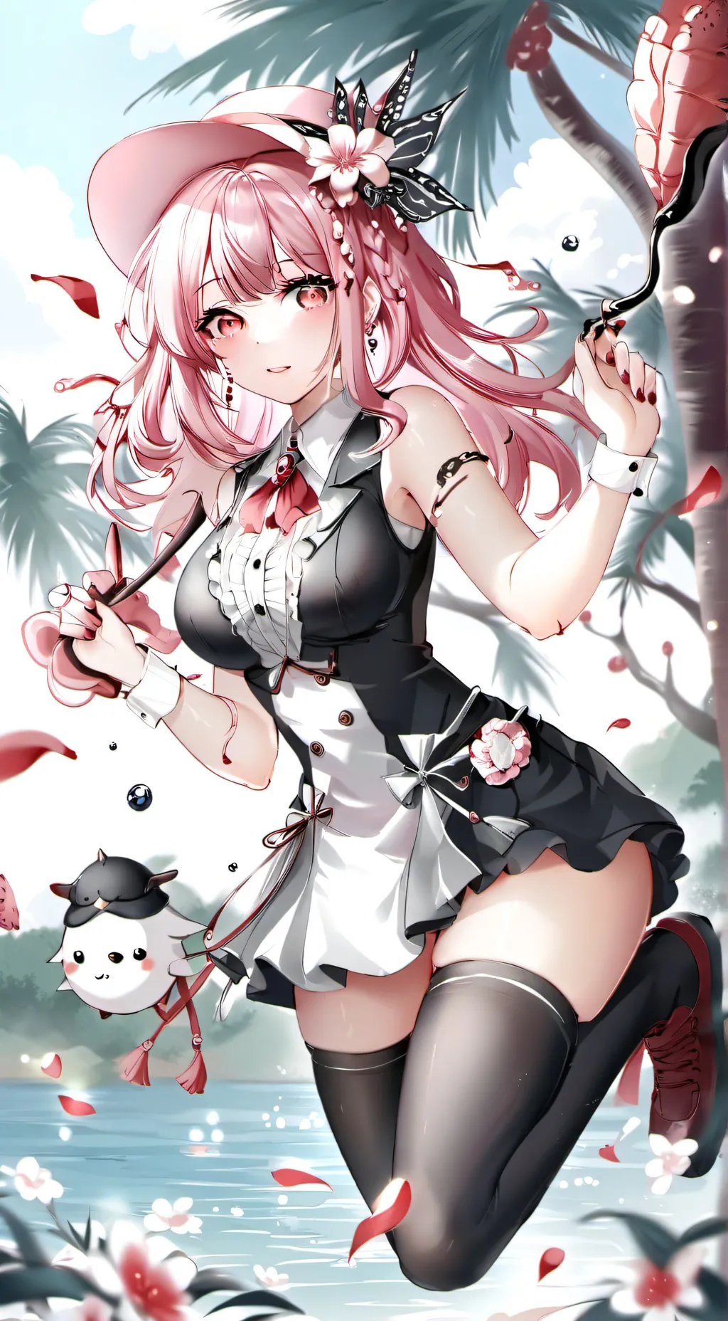 ai character: 🌸🪷 flor background