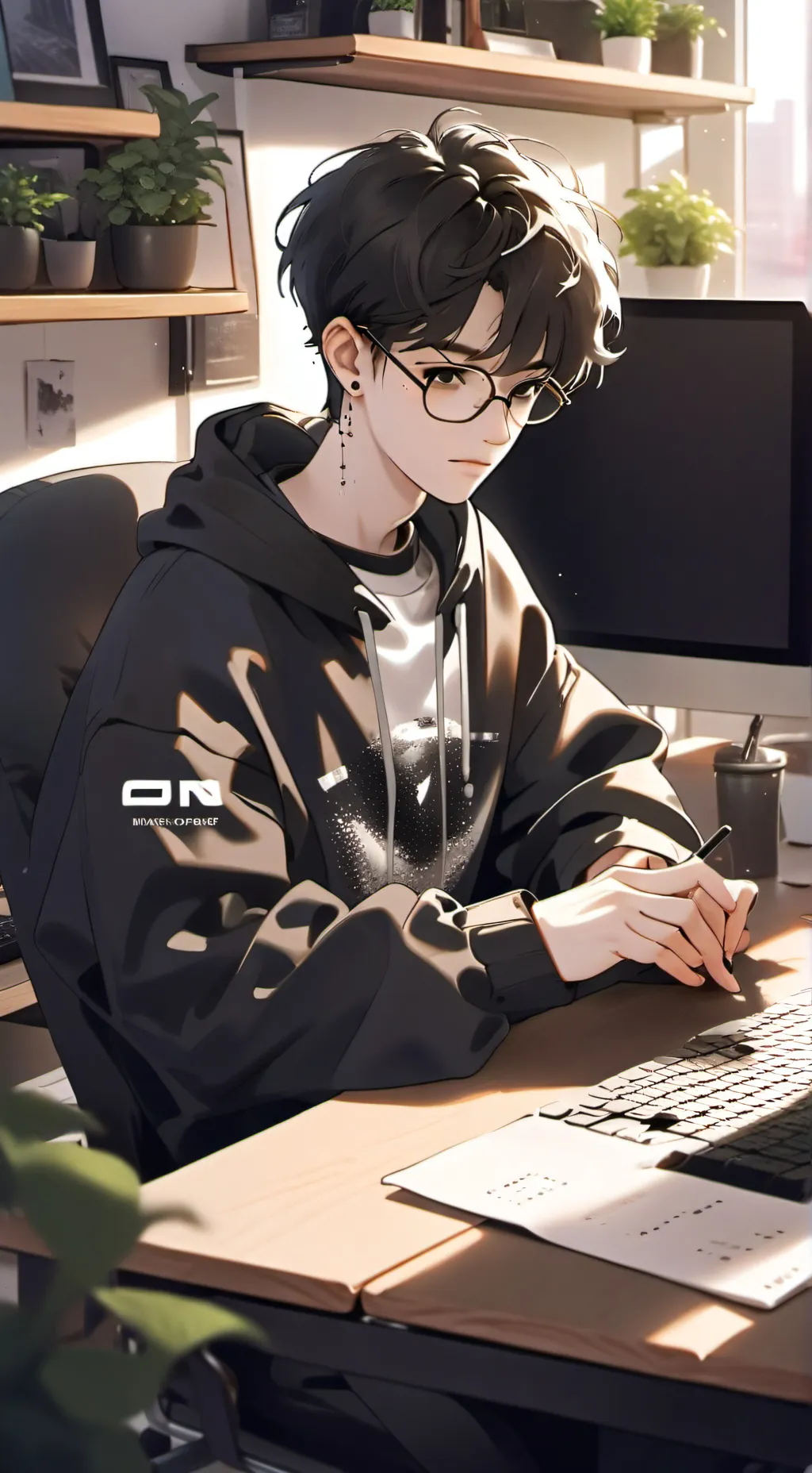 ai character: SignTech Innovator background