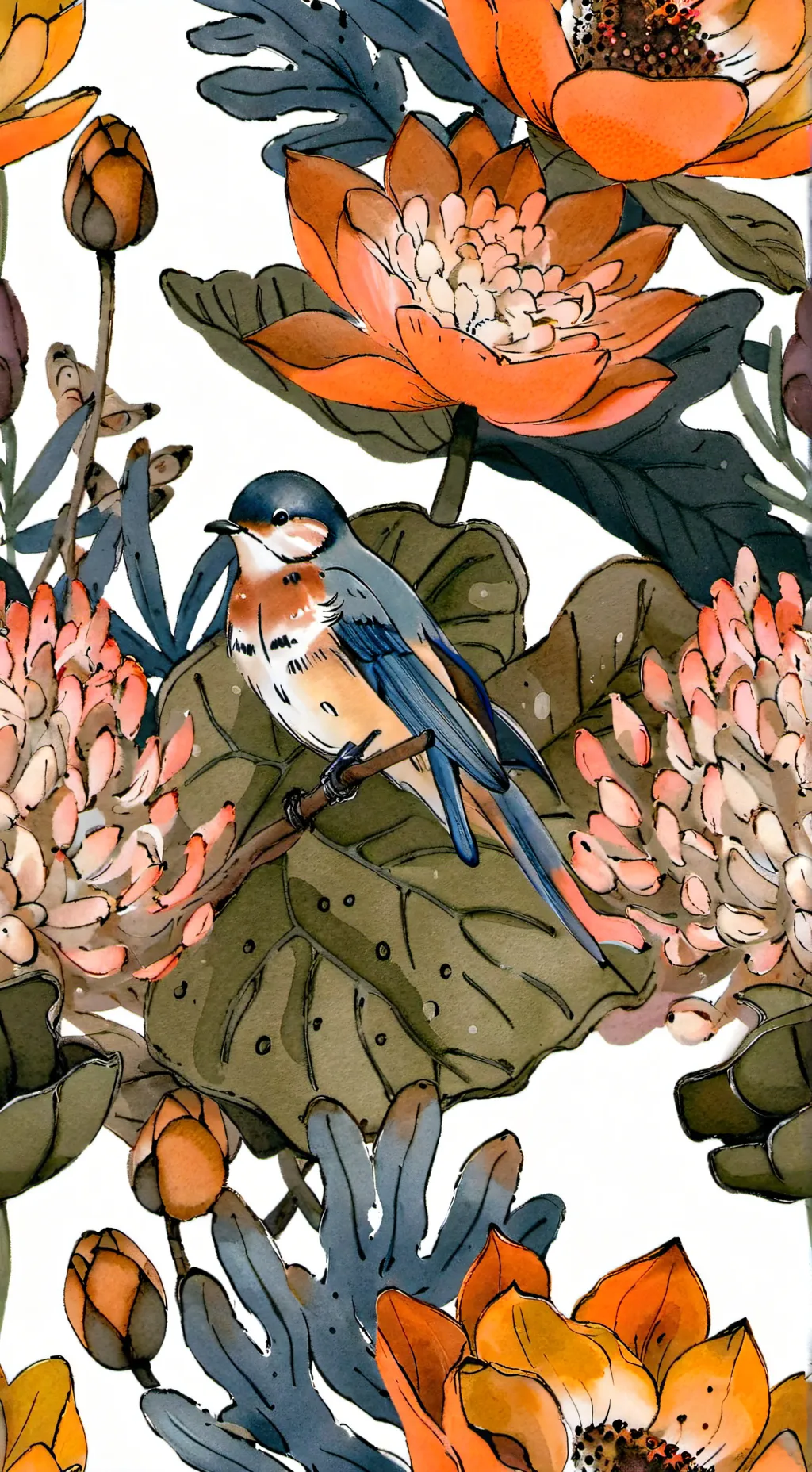 ai character: кирпич background