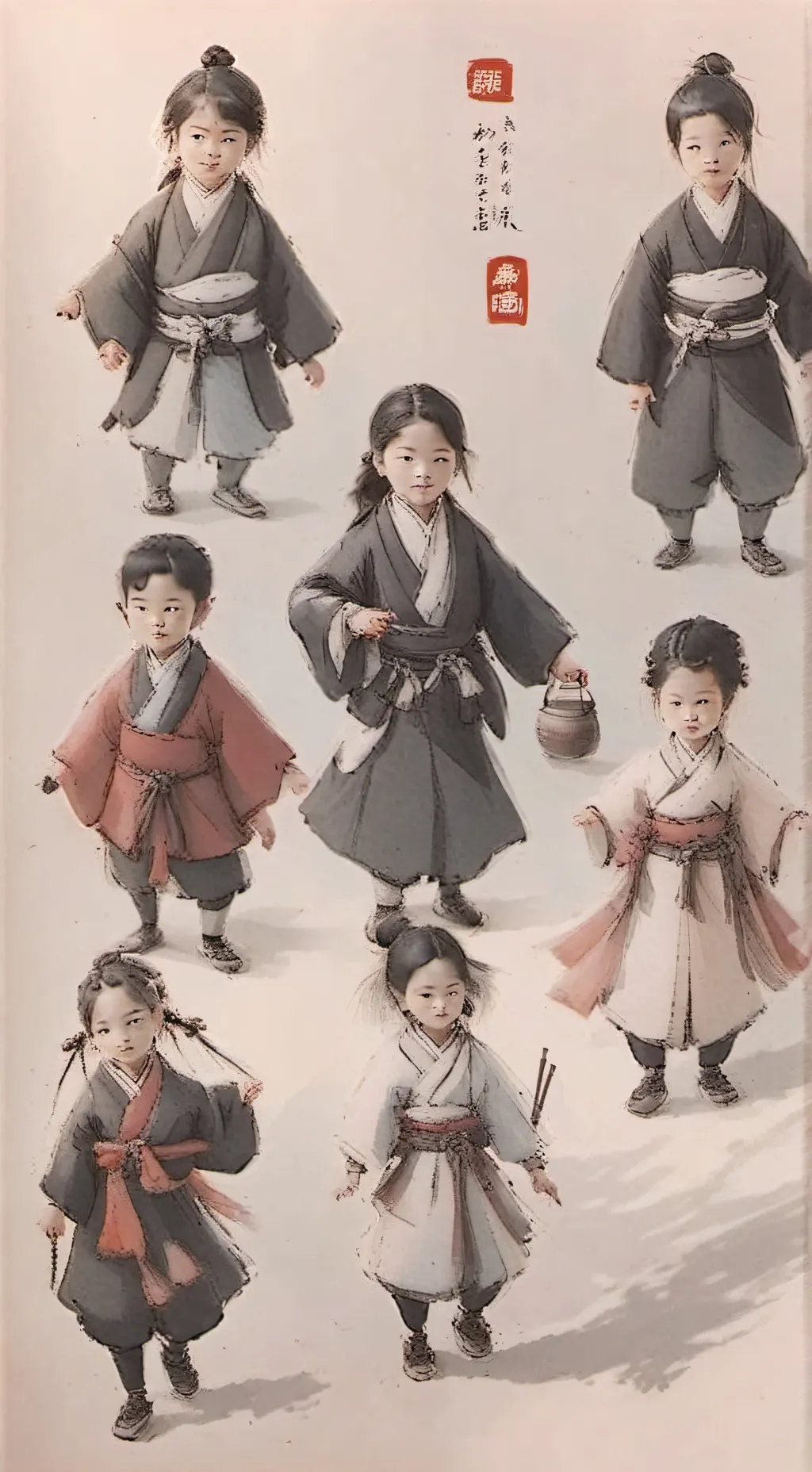 ai character: demonslayer u kids background