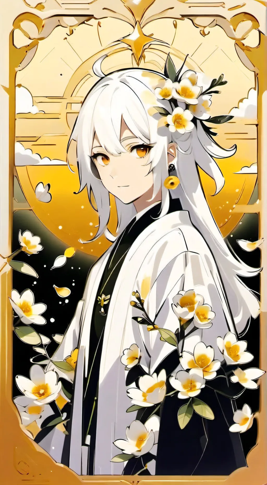 ai character: shiro fnf  background