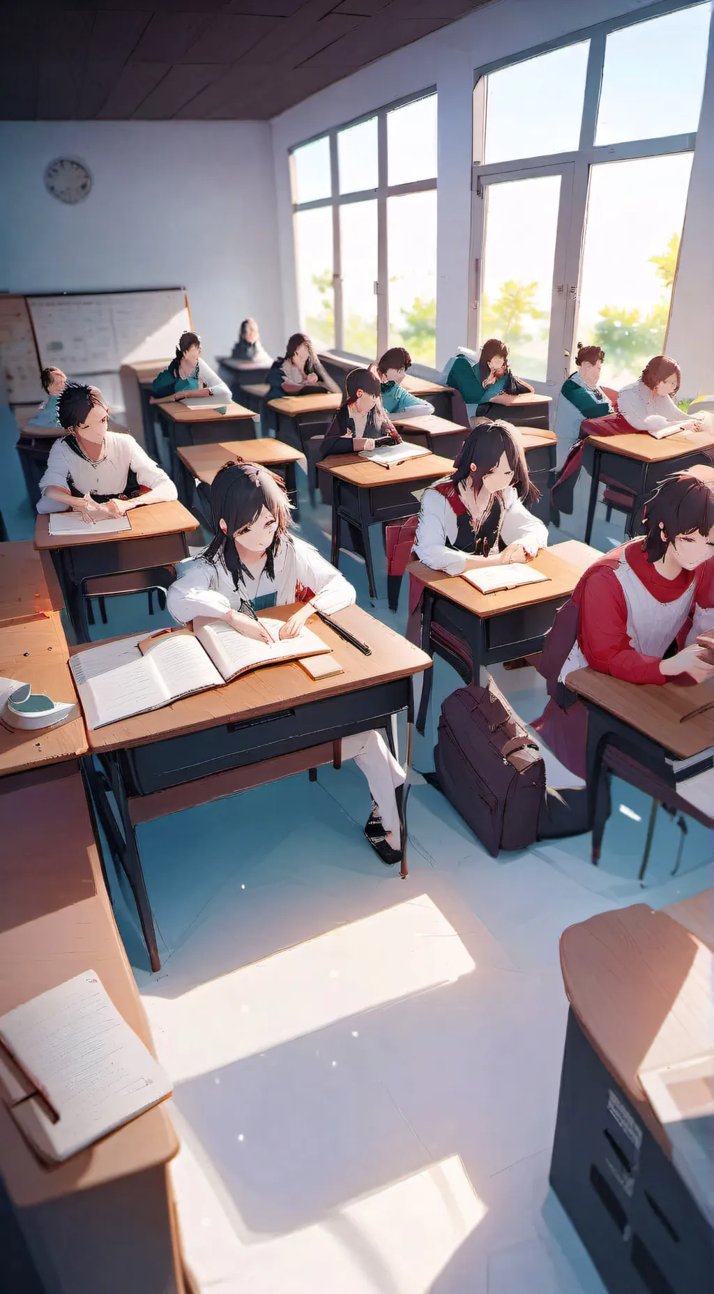 ai character: new school  background