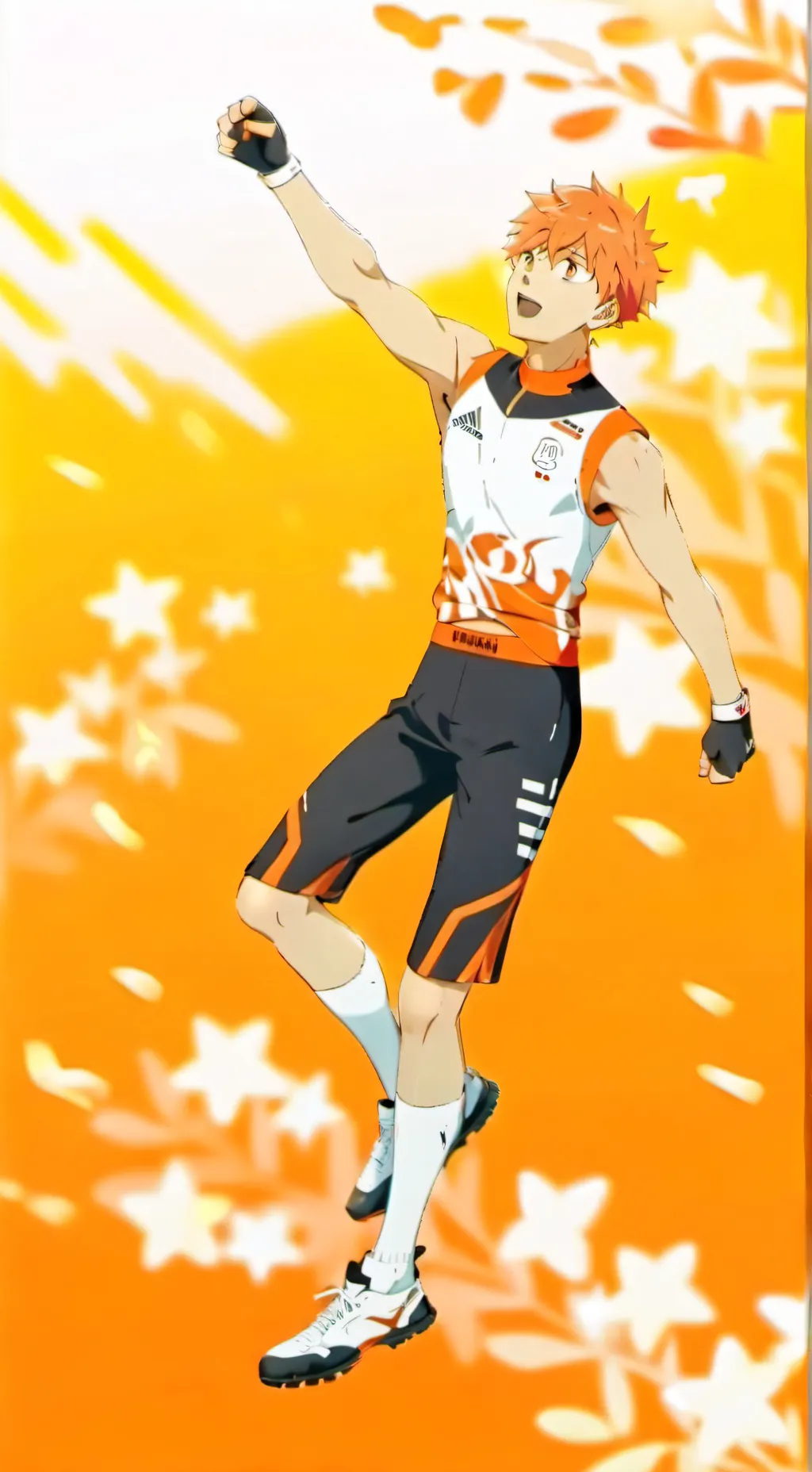 ai character: hinata y kageyama background