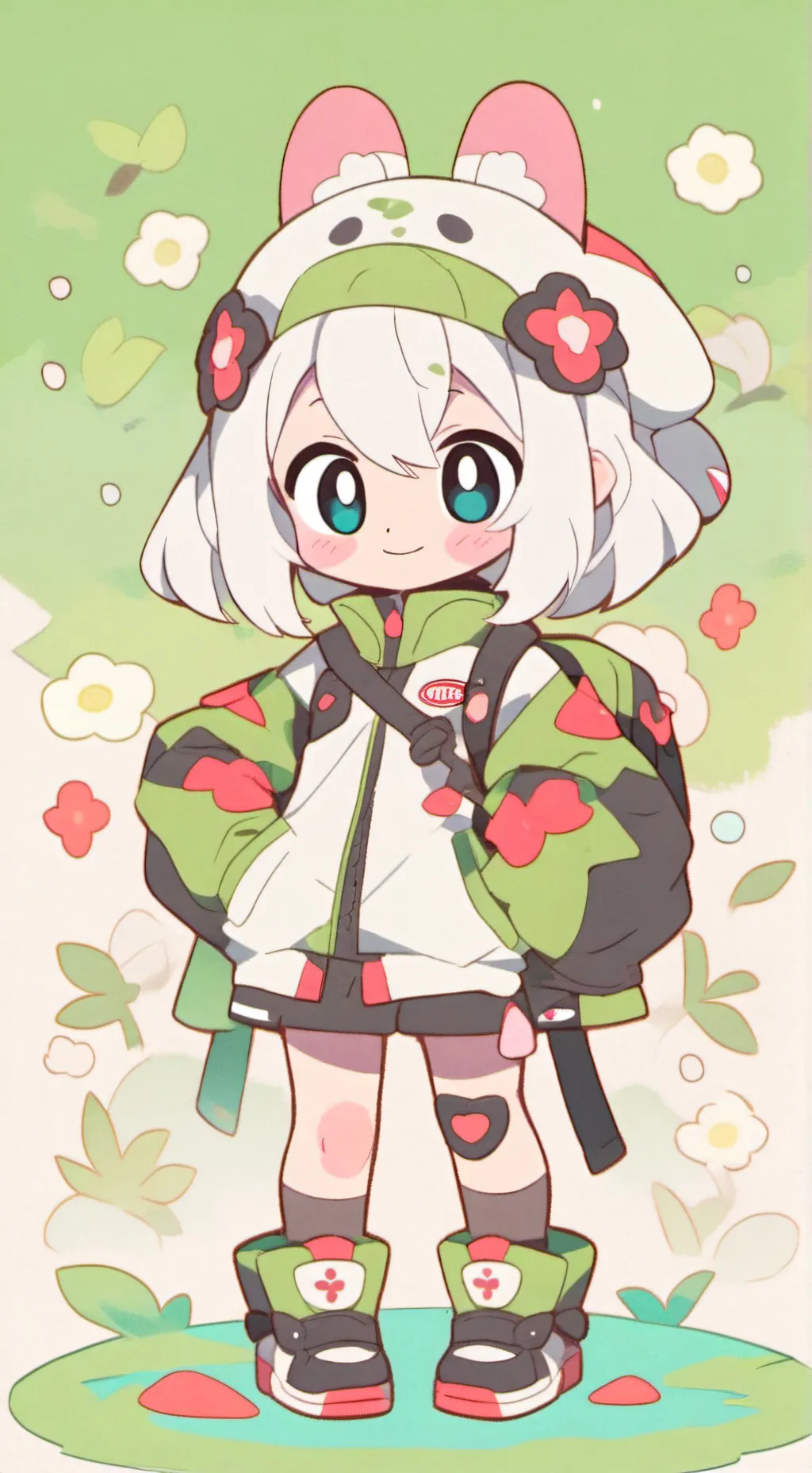 ai character: dandy's Word  background