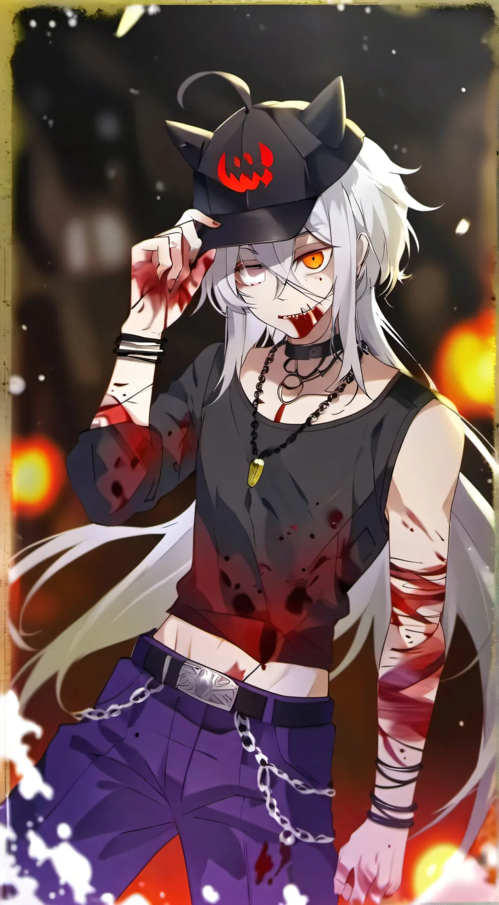 ai character: MHA Y/N! Afton!?  background