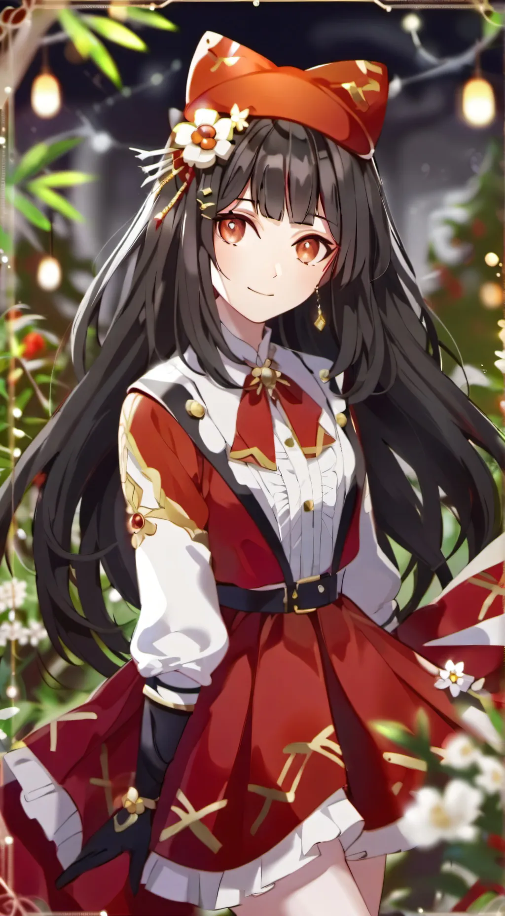 ai character: focus background