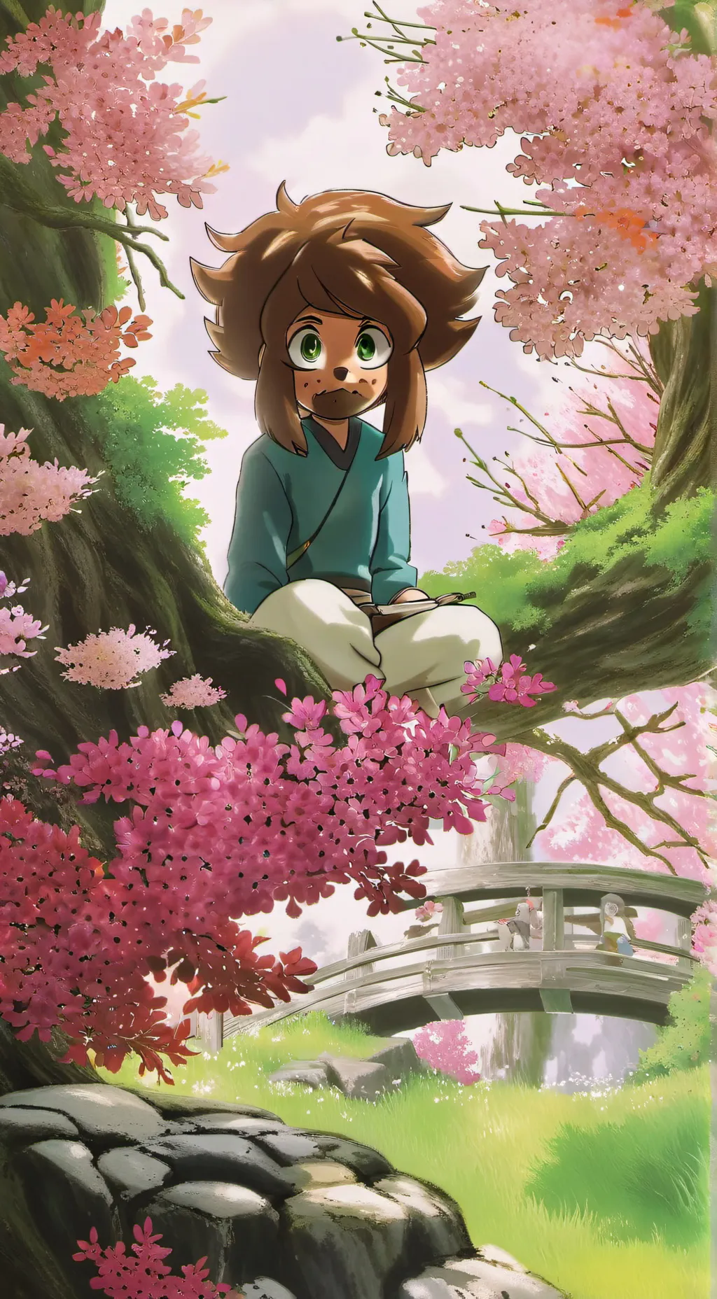 ai character: cyn background