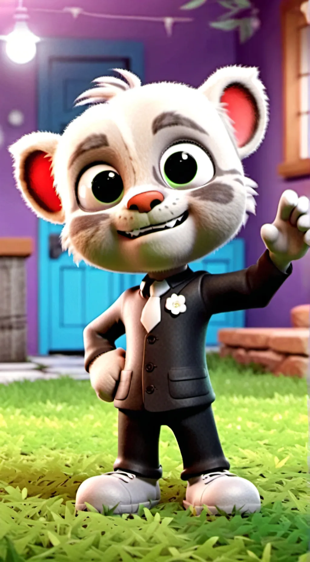 ai character: talking Tom 😀 background