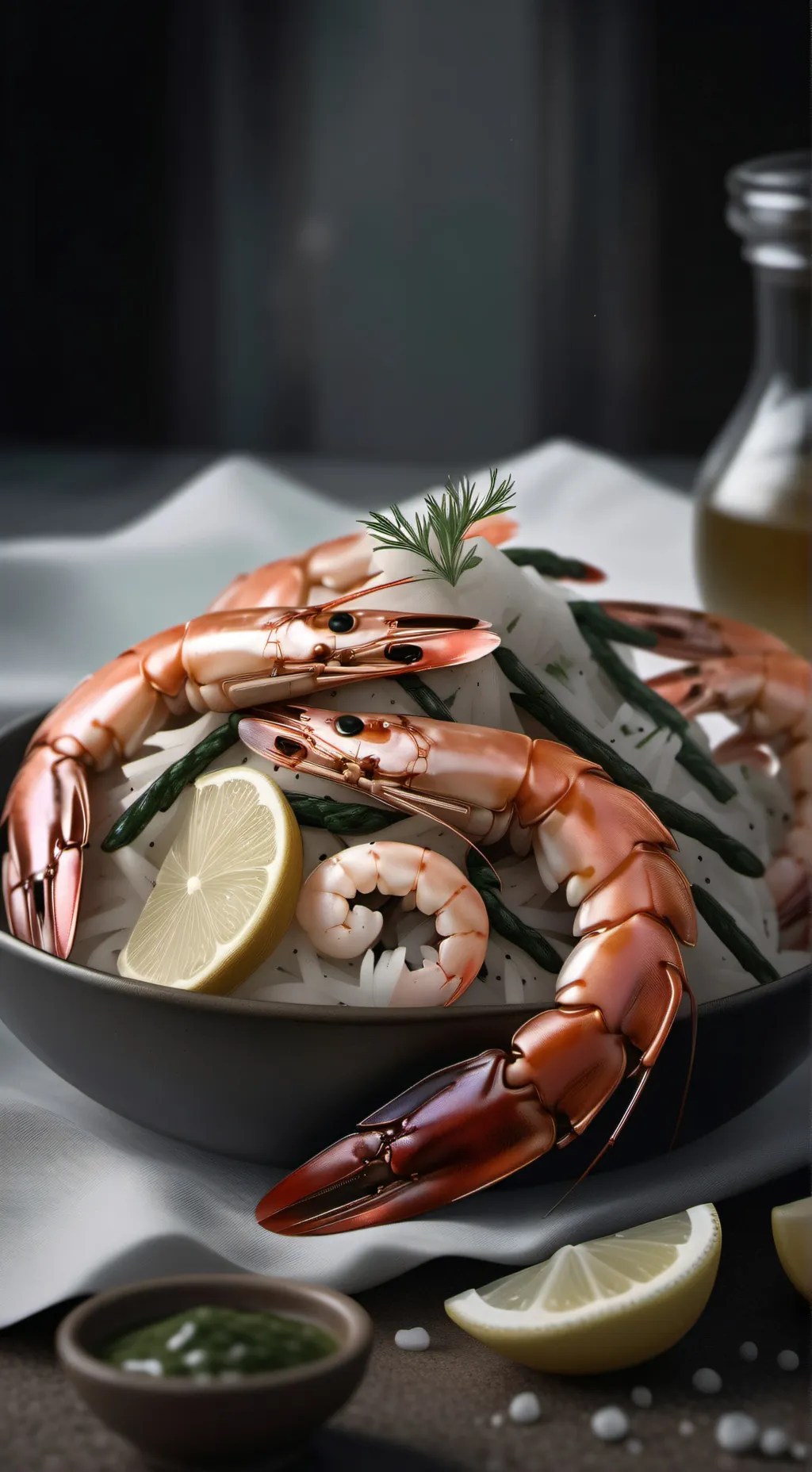 ai character: 😡 shrimpo 😡 background