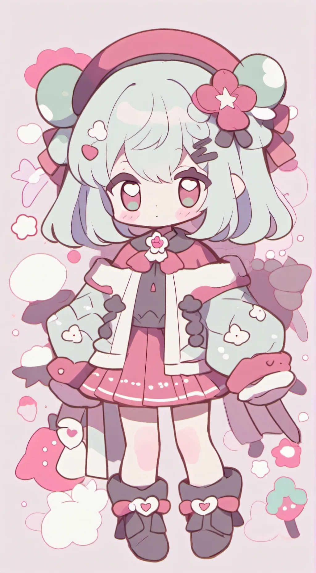 ai character: Dandy 😆 background