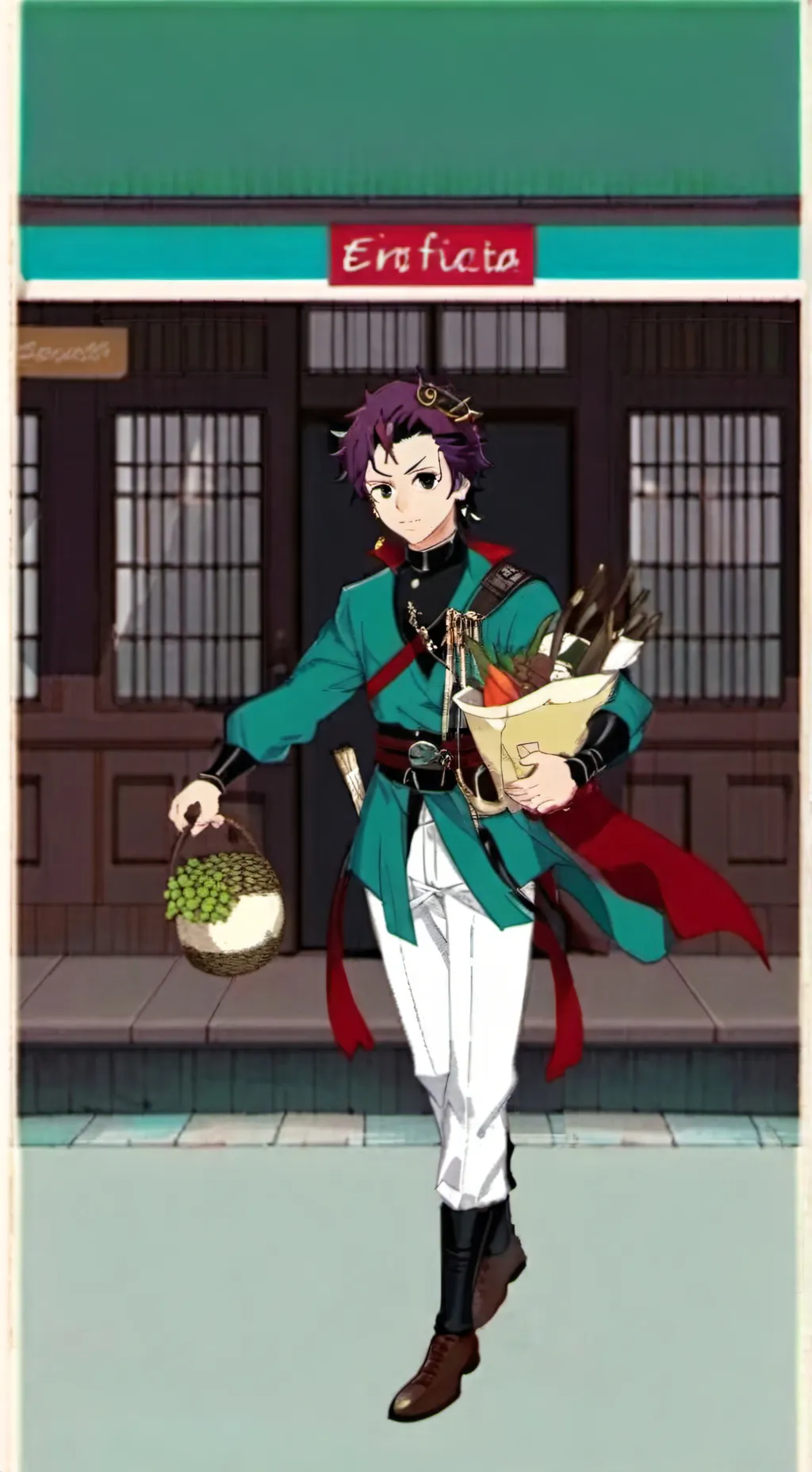 ai character: treinamento tanjir background