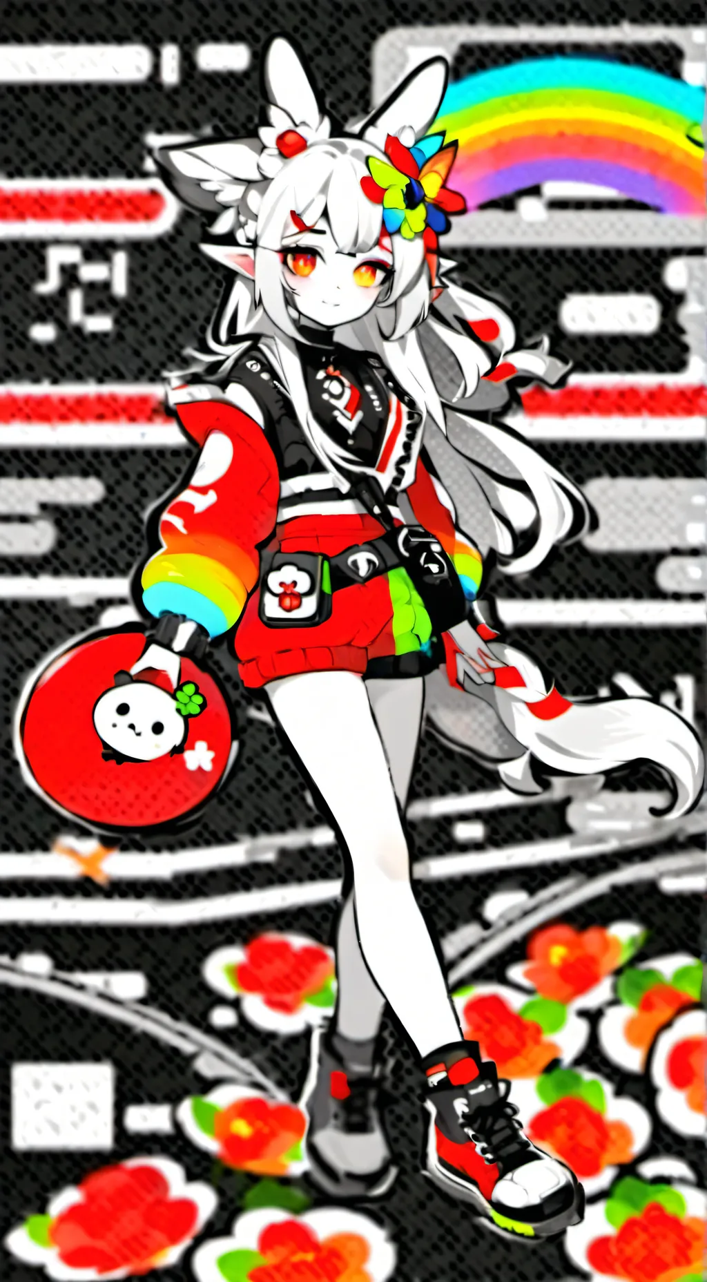 ai character: Dandy’s world/ dw background