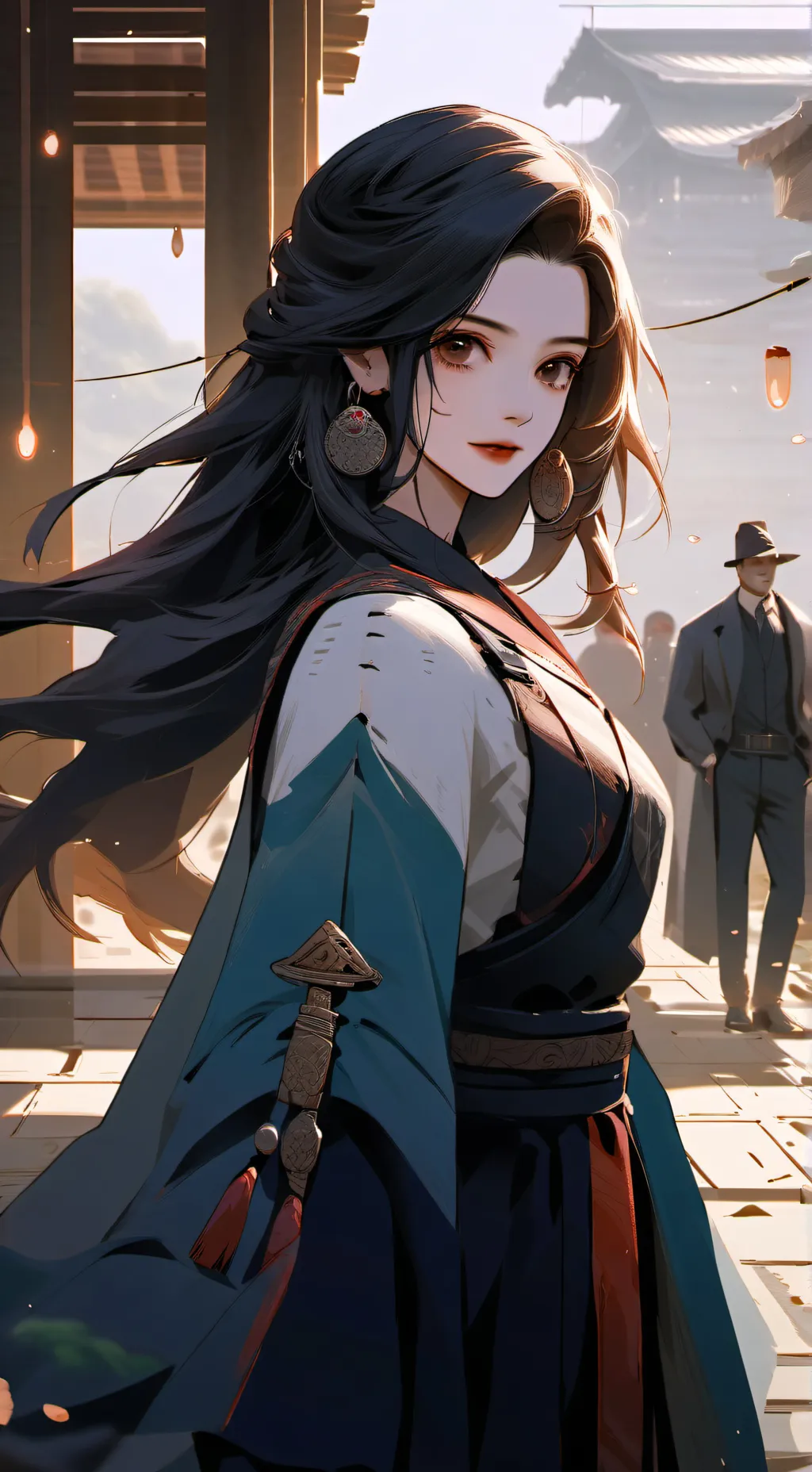 ai character: Атрика background