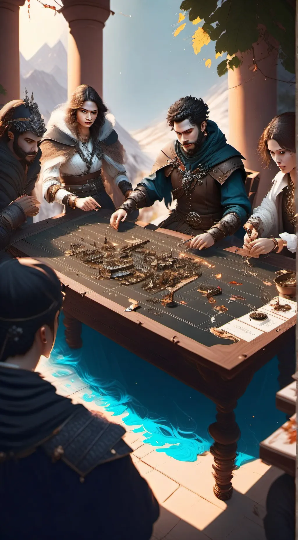 ai character: dnd group  background