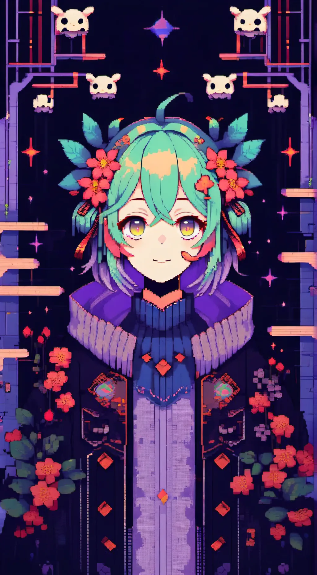 ai character: gyomei himejima  background