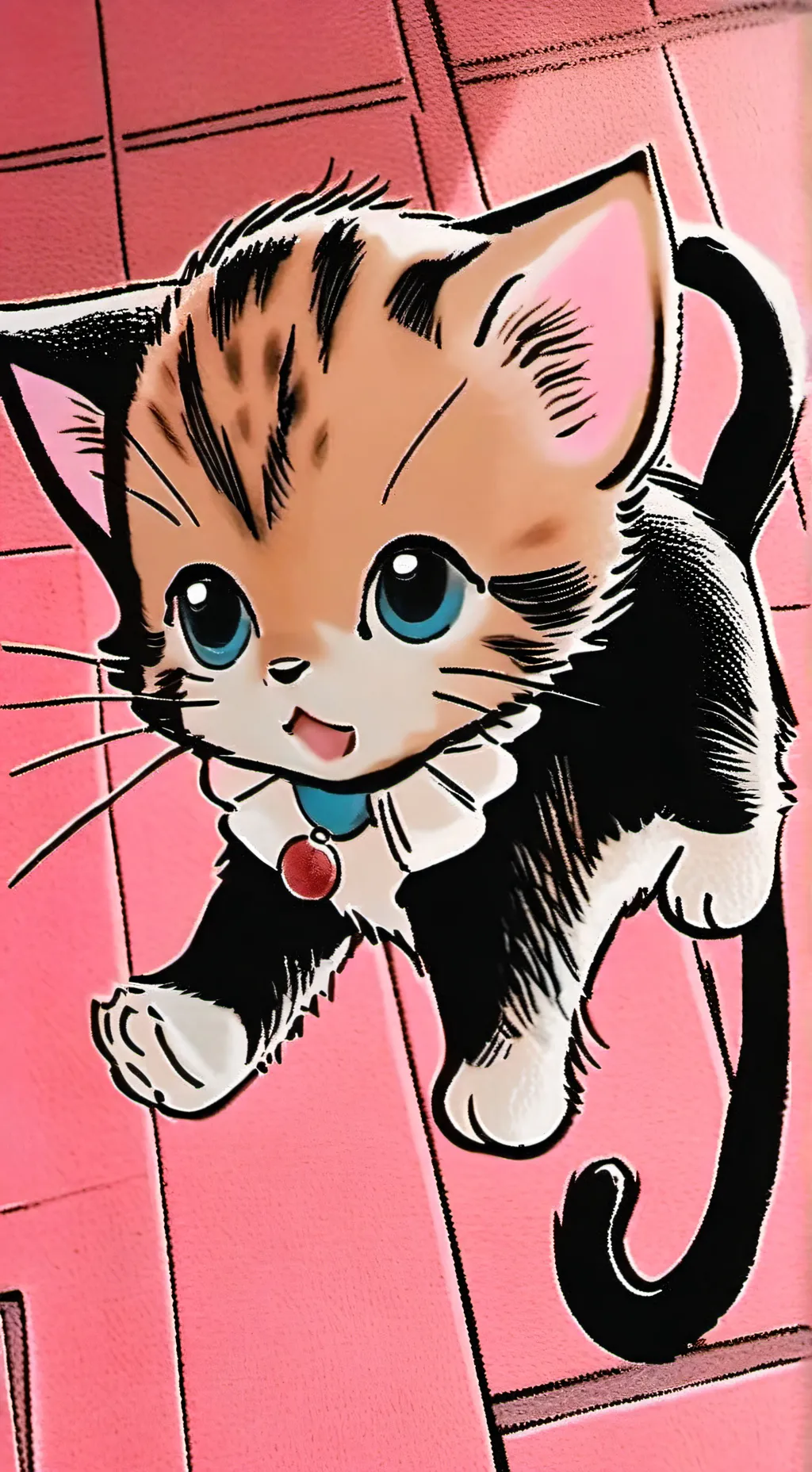 ai character: Baby Cutie kitty background