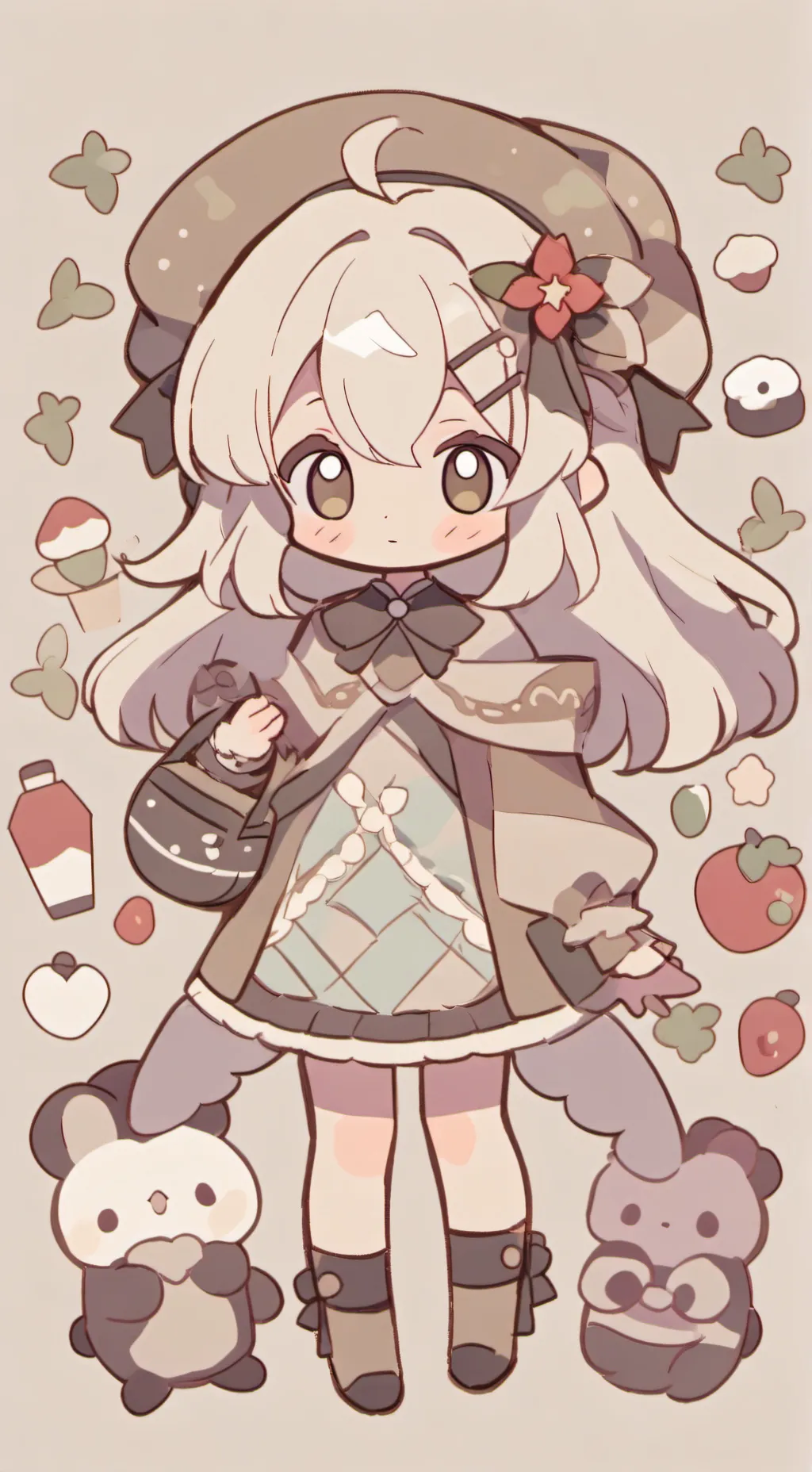 ai character: The gods and hero background