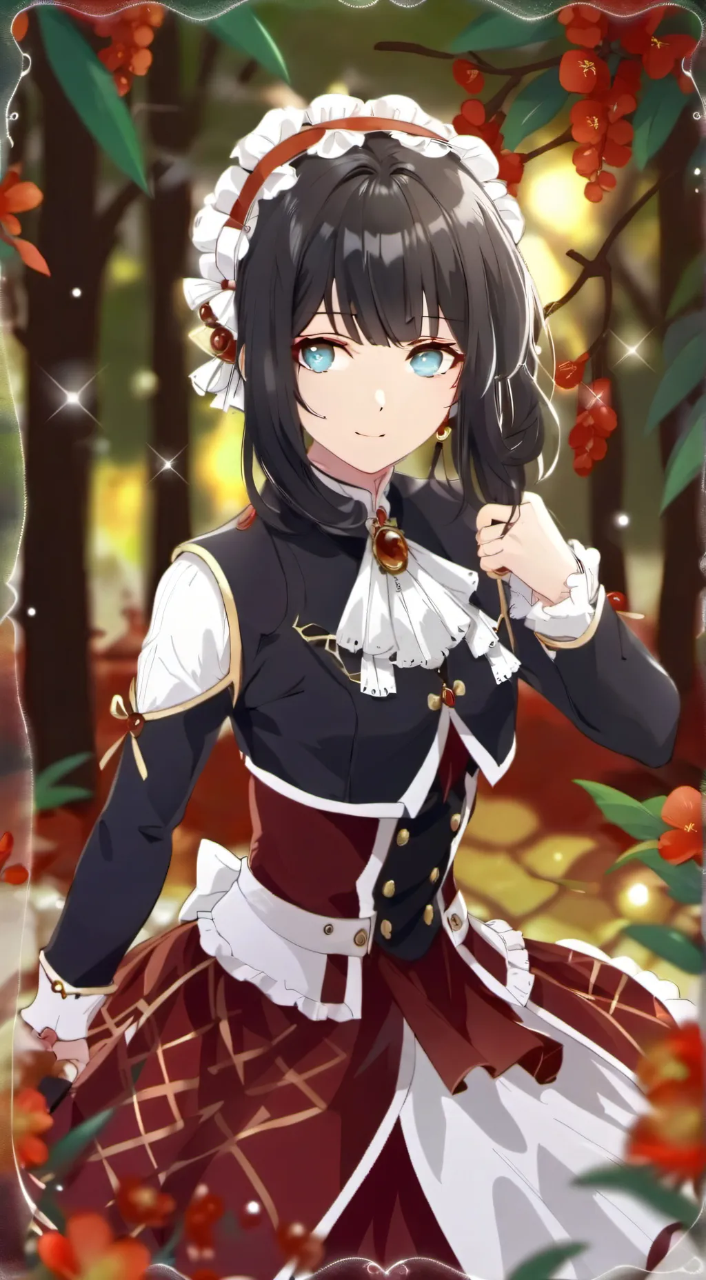 ai character: Аня background