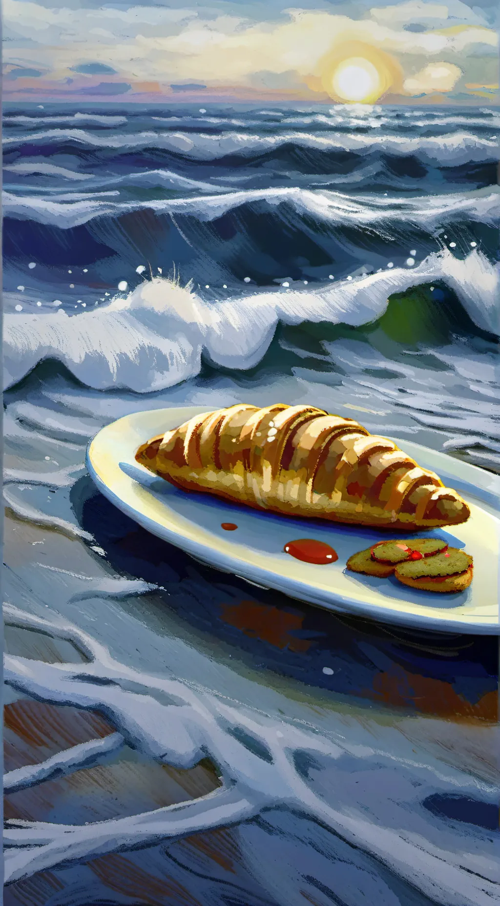 ai character: enpanada  background