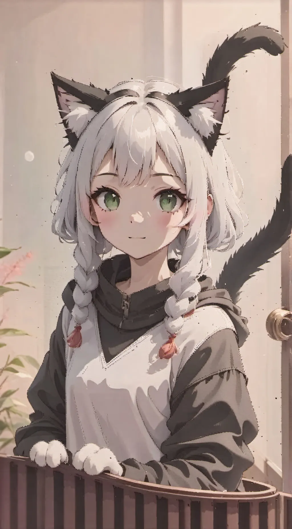 ai character: Mistpaw the Cat Spirit background