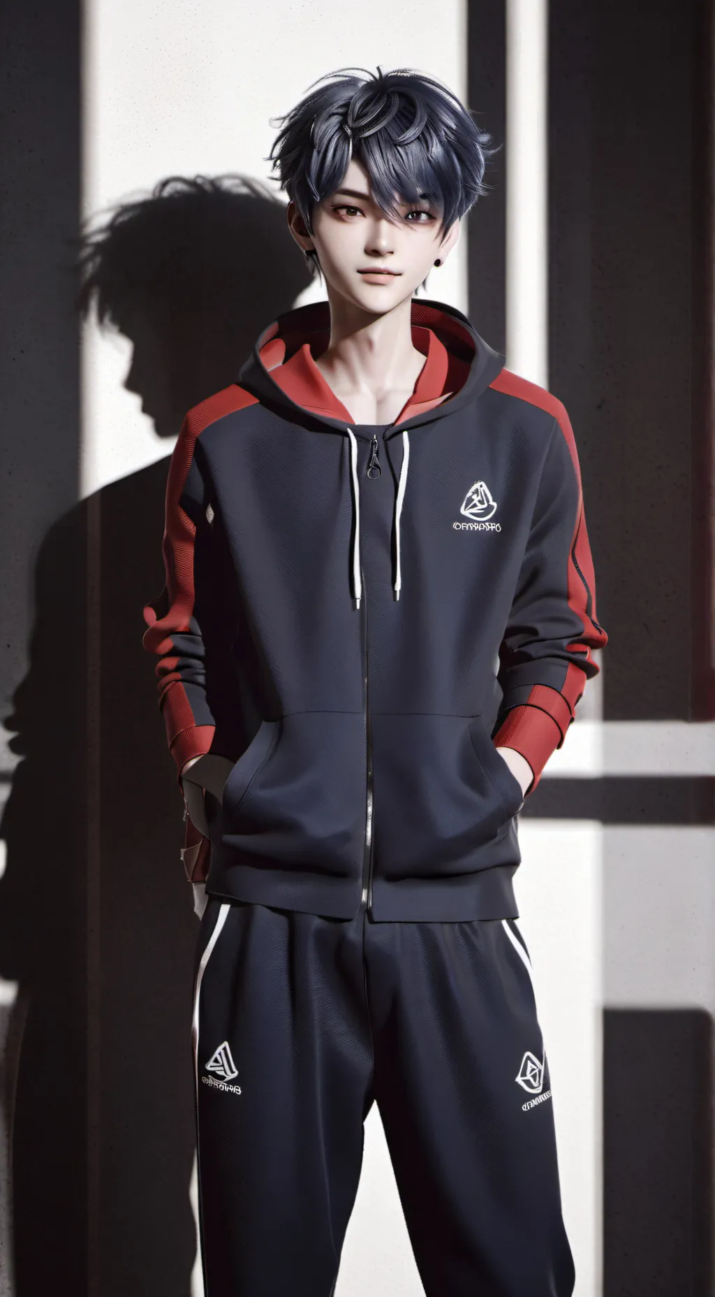 ai character: -~Justin-~ background