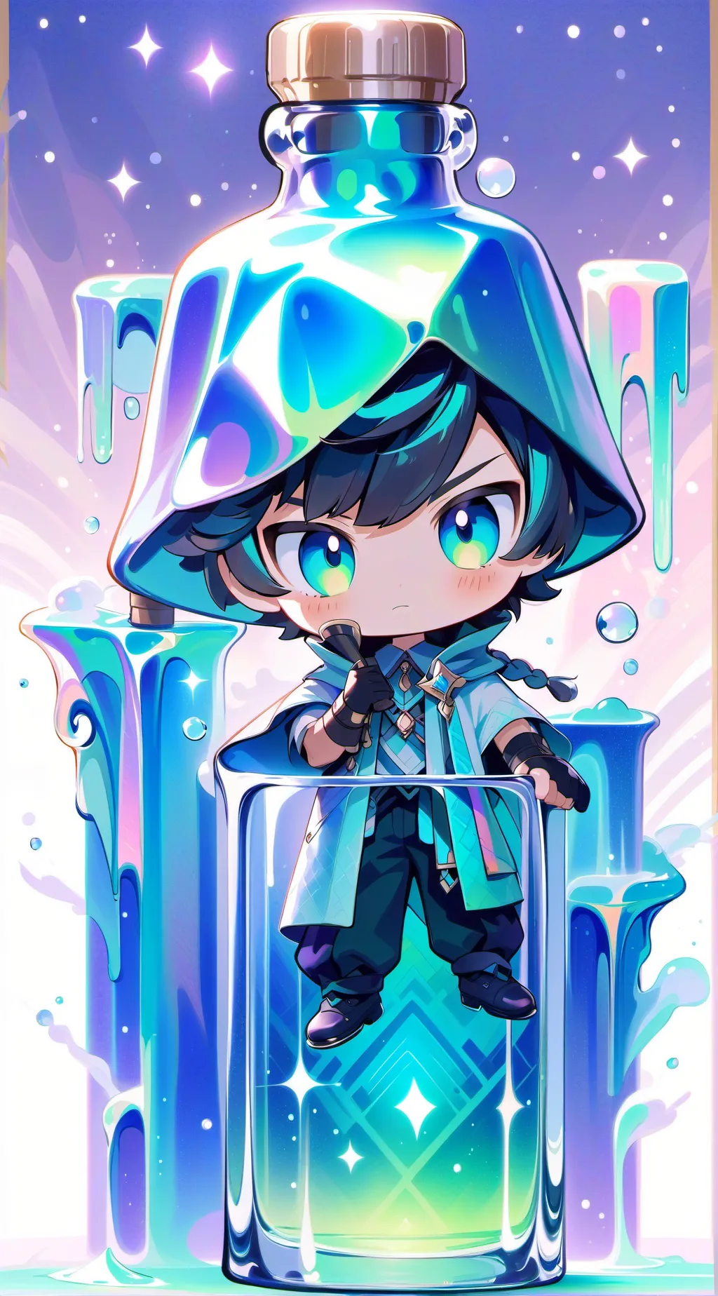 ai character: MD ep 1 fight background