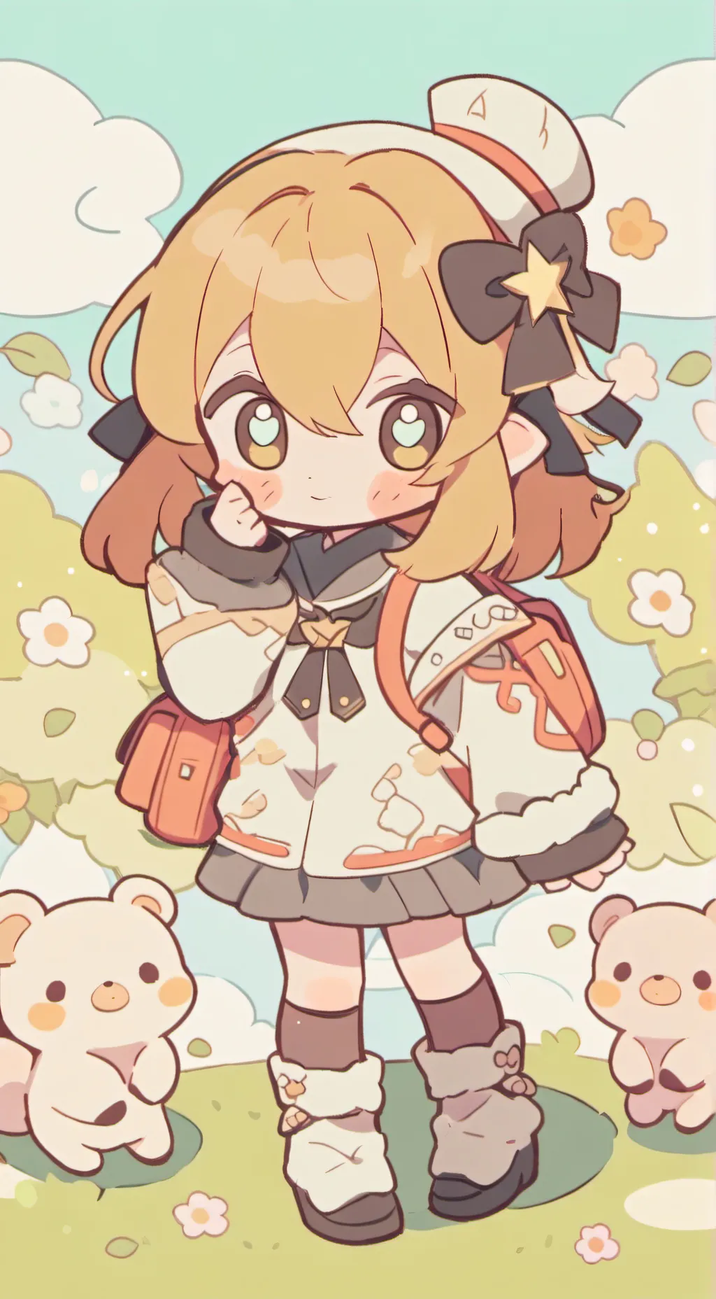 ai character: tu hermana menor  background