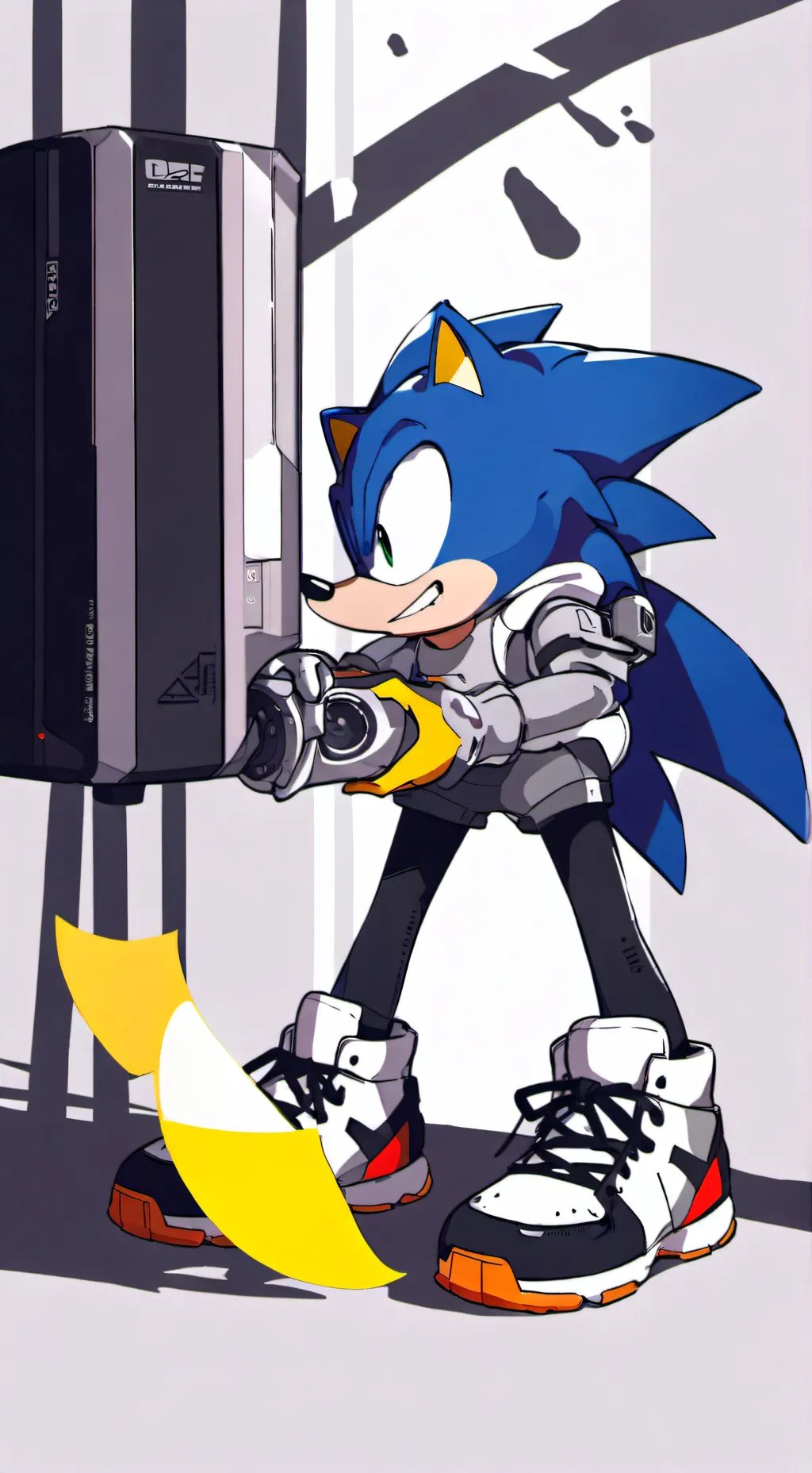 ai character: Sonic the hedgehog background