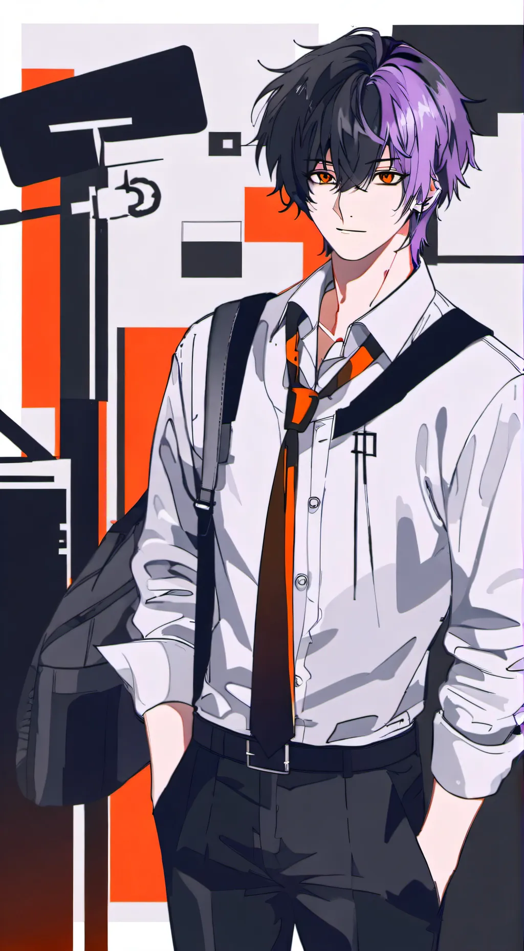 ai character: 🖤•°•Kaizer•°•🖤 background