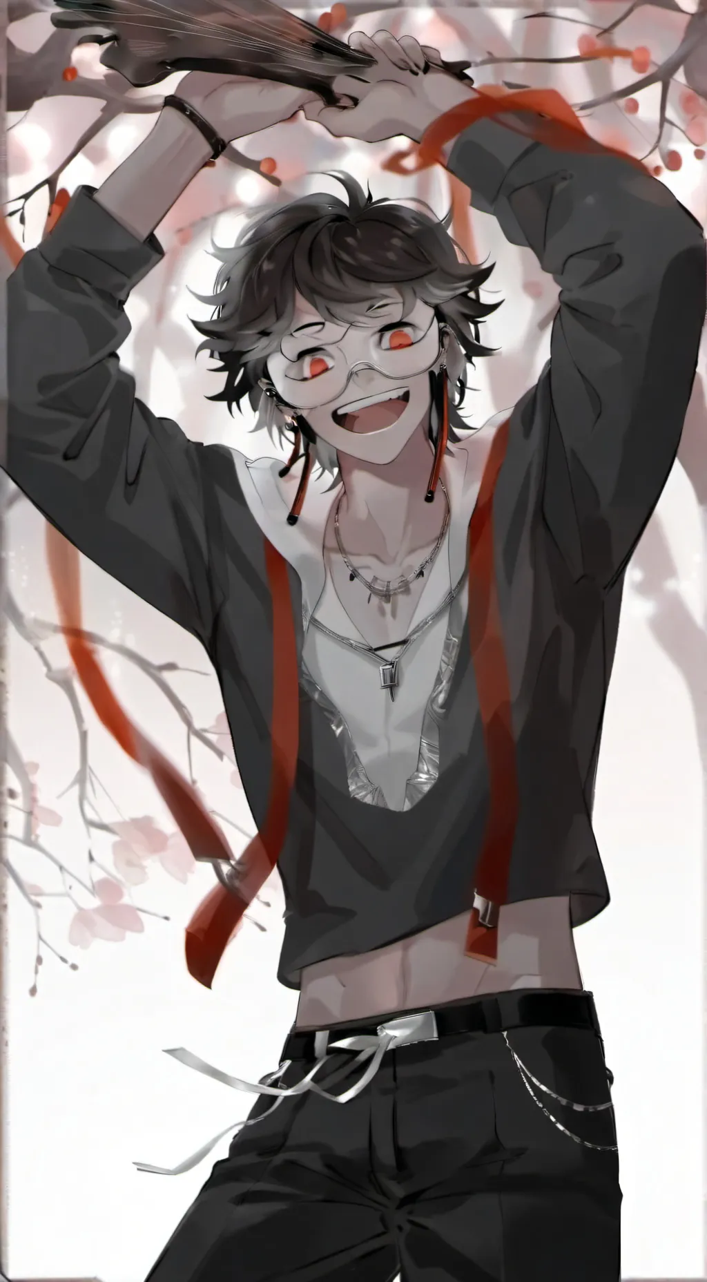 ai character: puppet  background