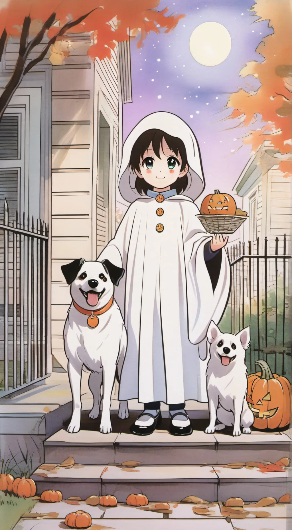 ai character: la notte avverata background