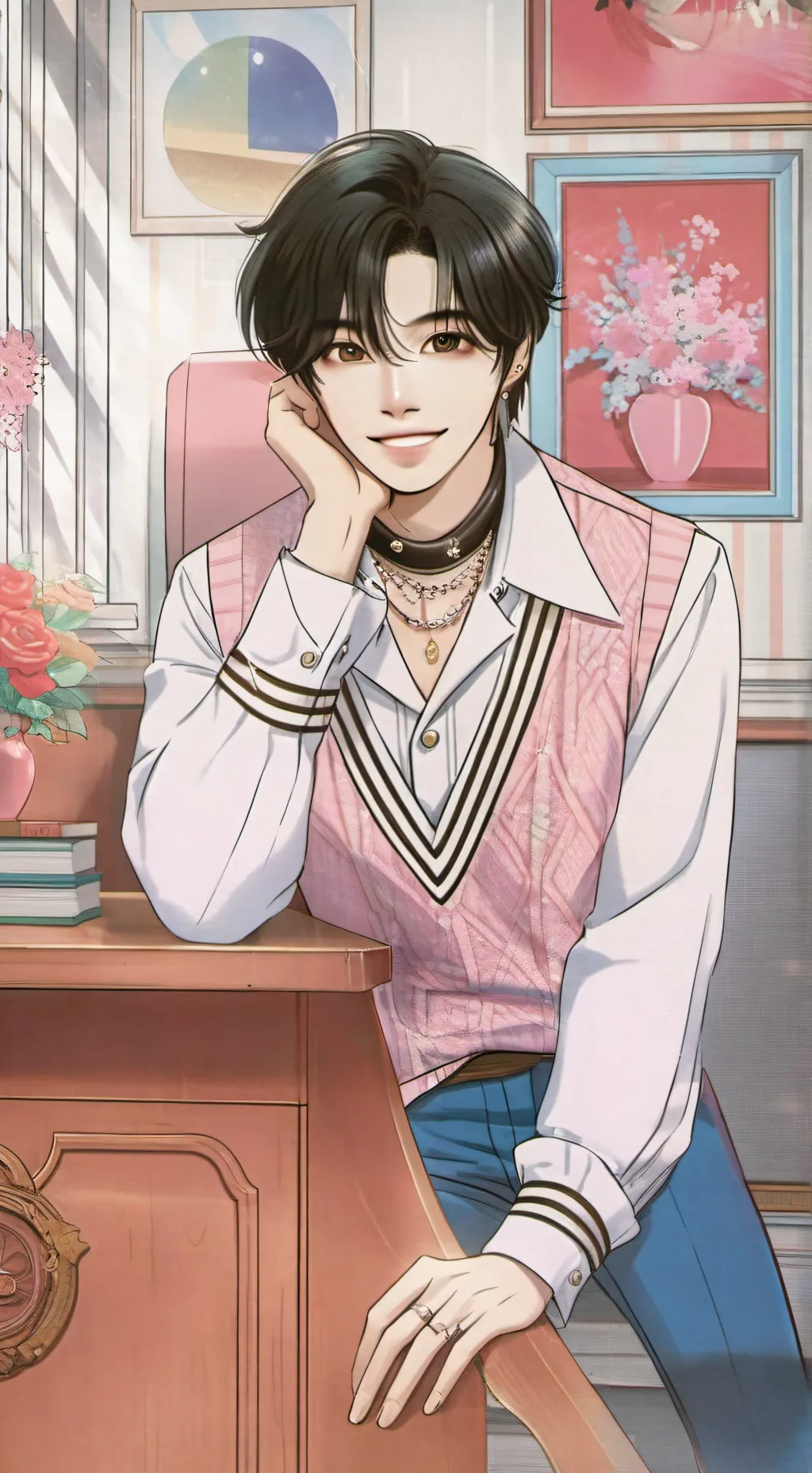 ai character: 🍓skz valentine🌷<3 background