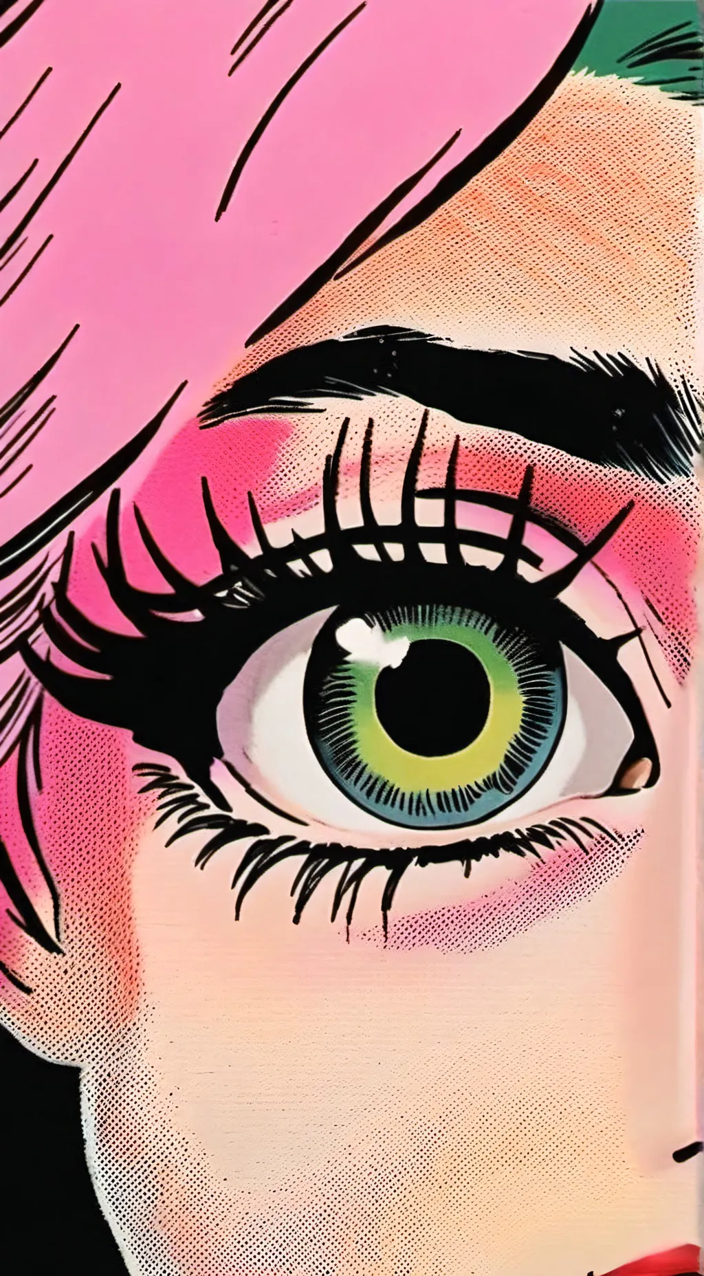 ai character: eye color power ⚡ background