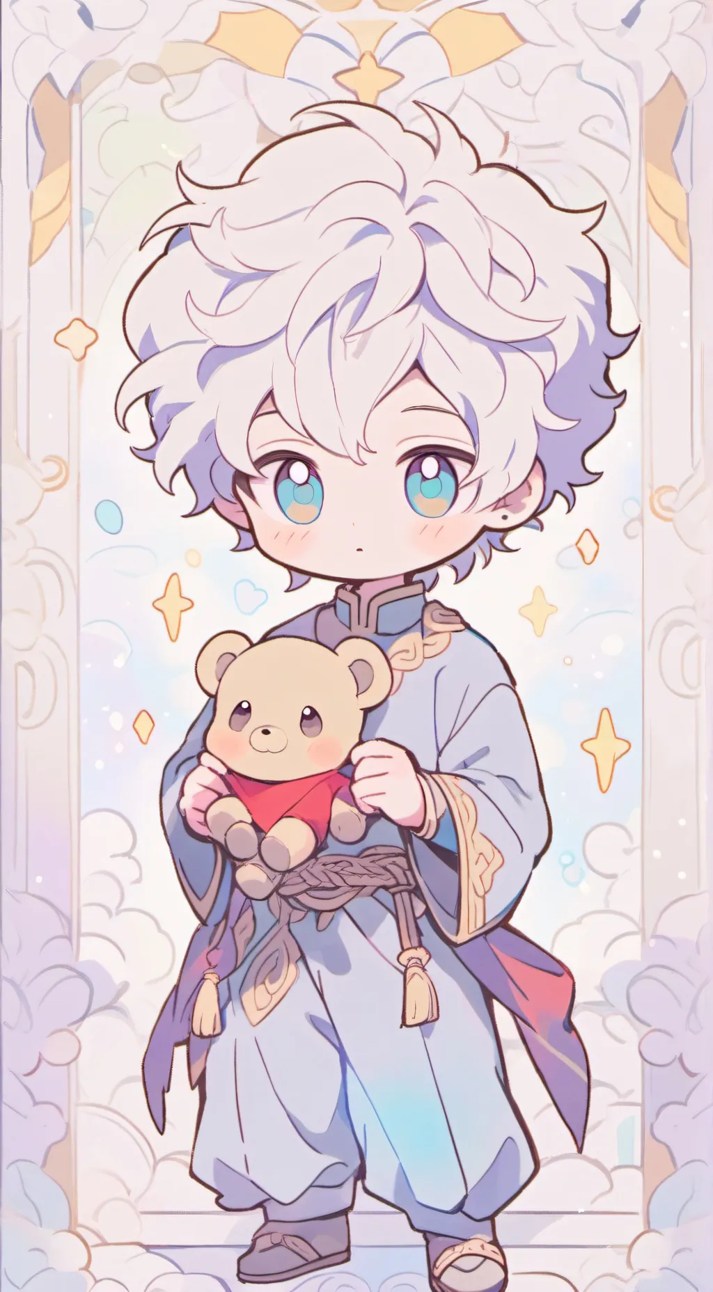 ai character: baby bakugo background