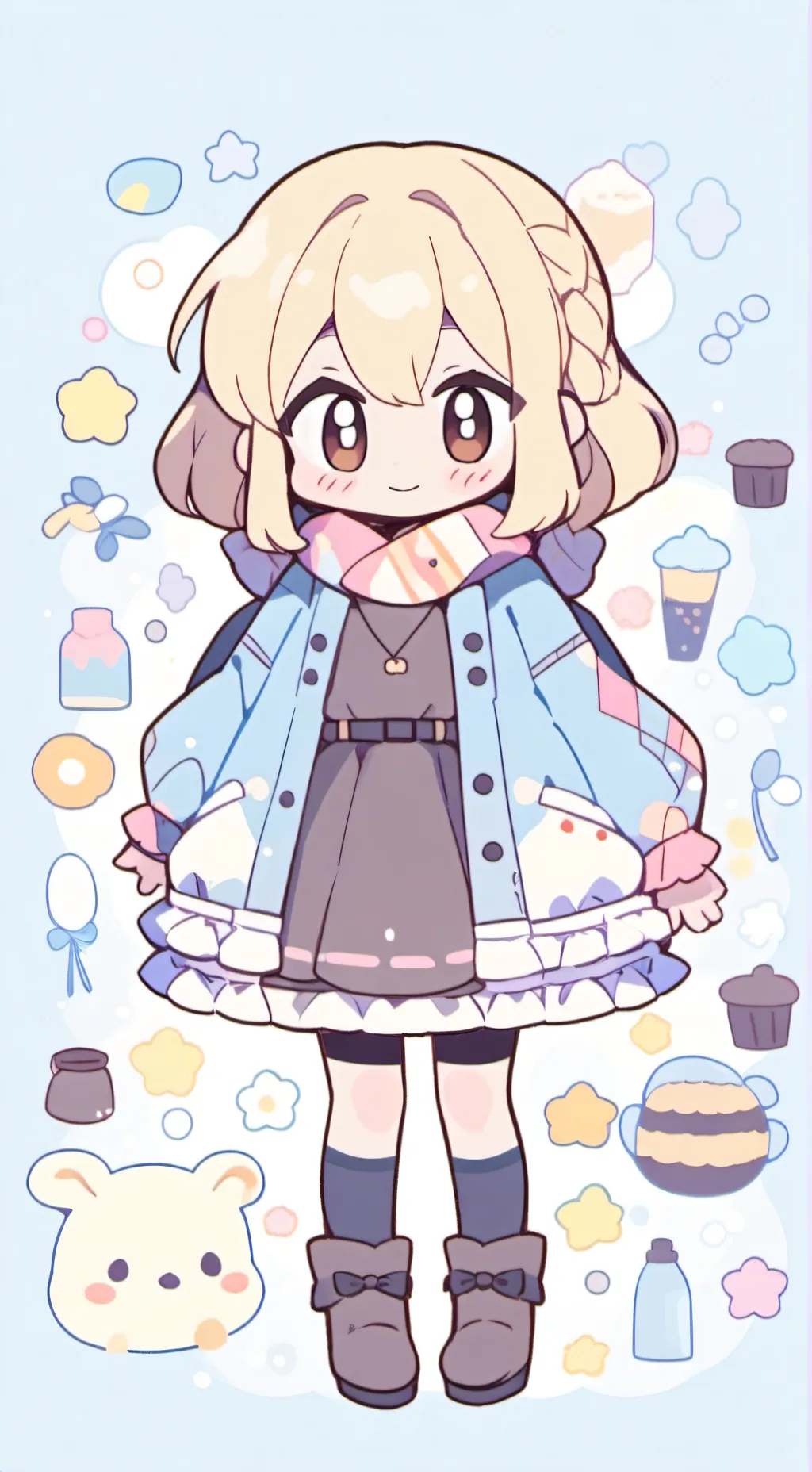 ai character: Shelly x Vee background