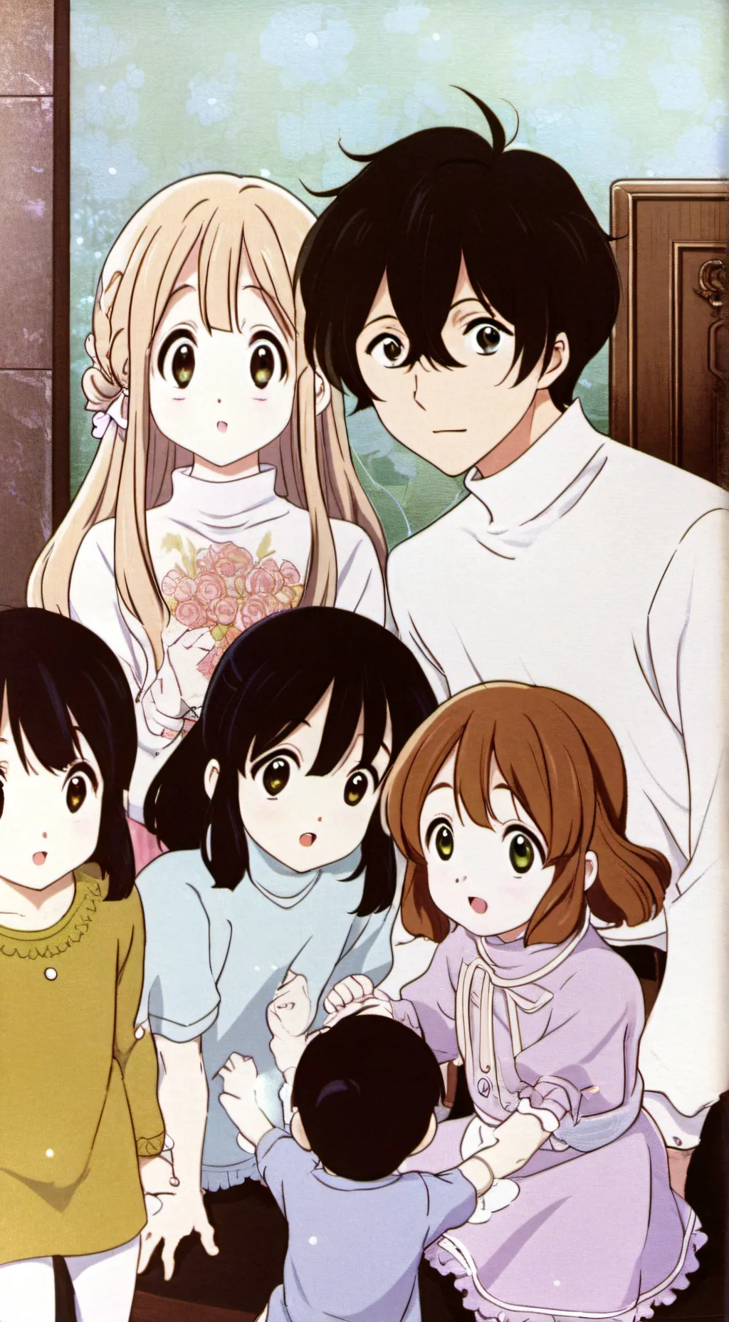 ai character: you tanjiros kids😘 background