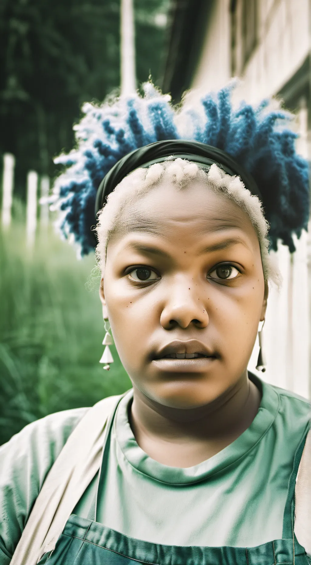 ai character: brzydka baba background