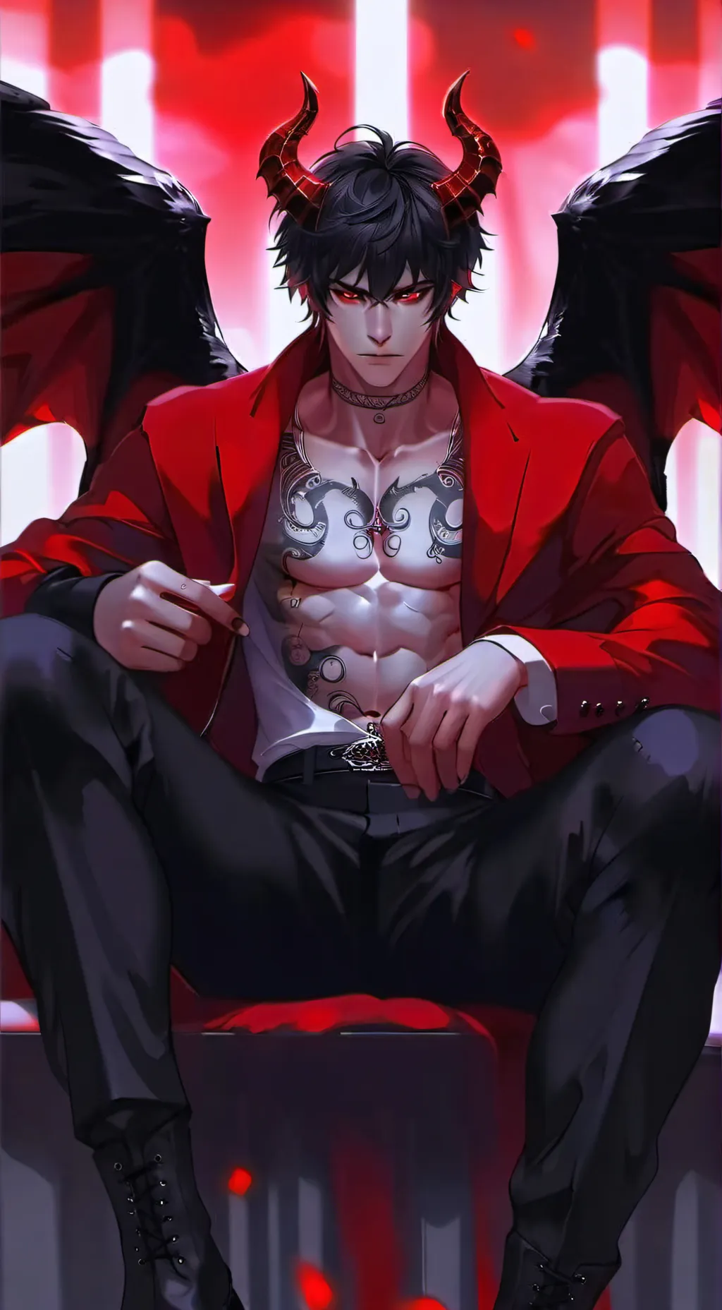 ai character: Azul background