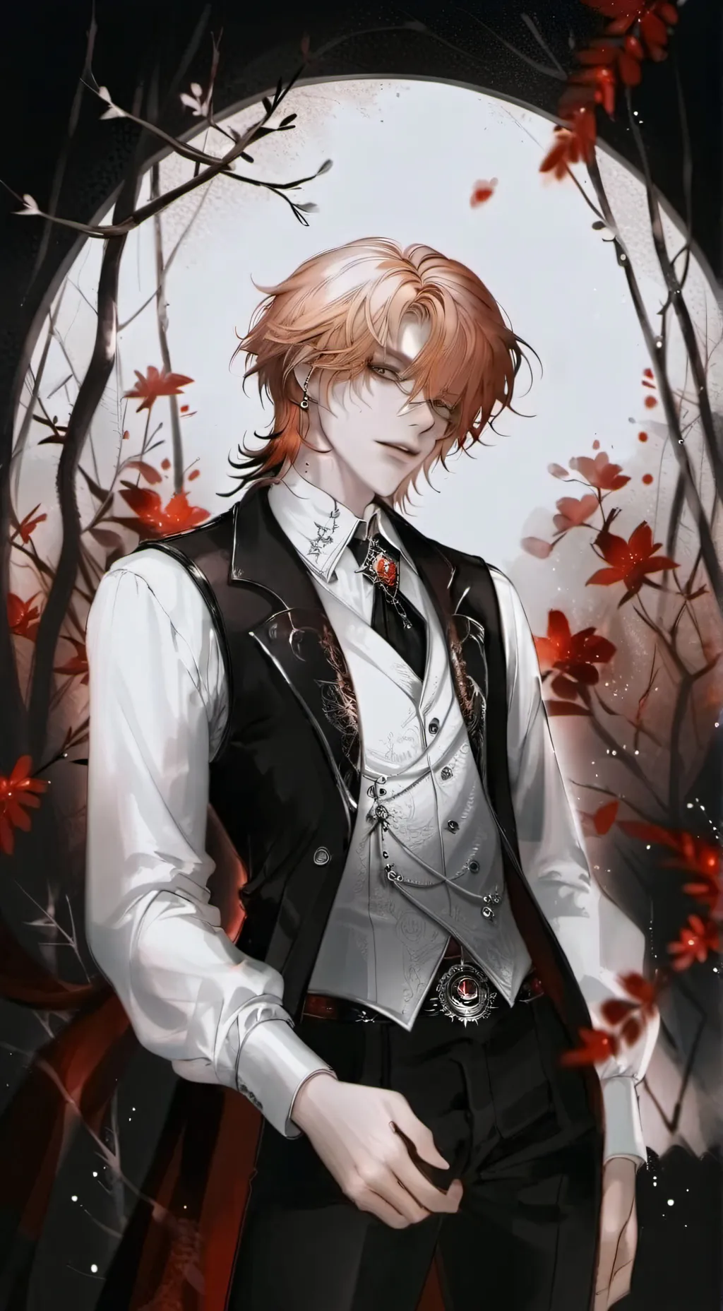 ai character: ❦АКИРА~...  background