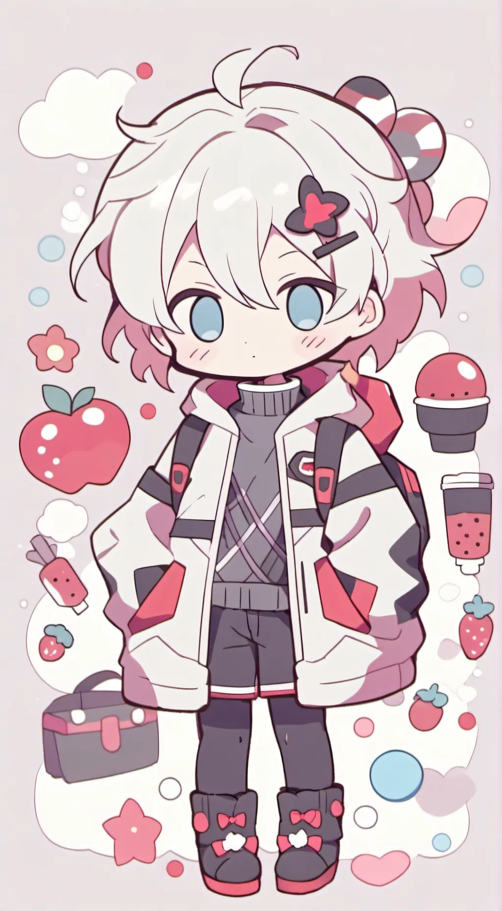 ai character: Gojo x Geto background