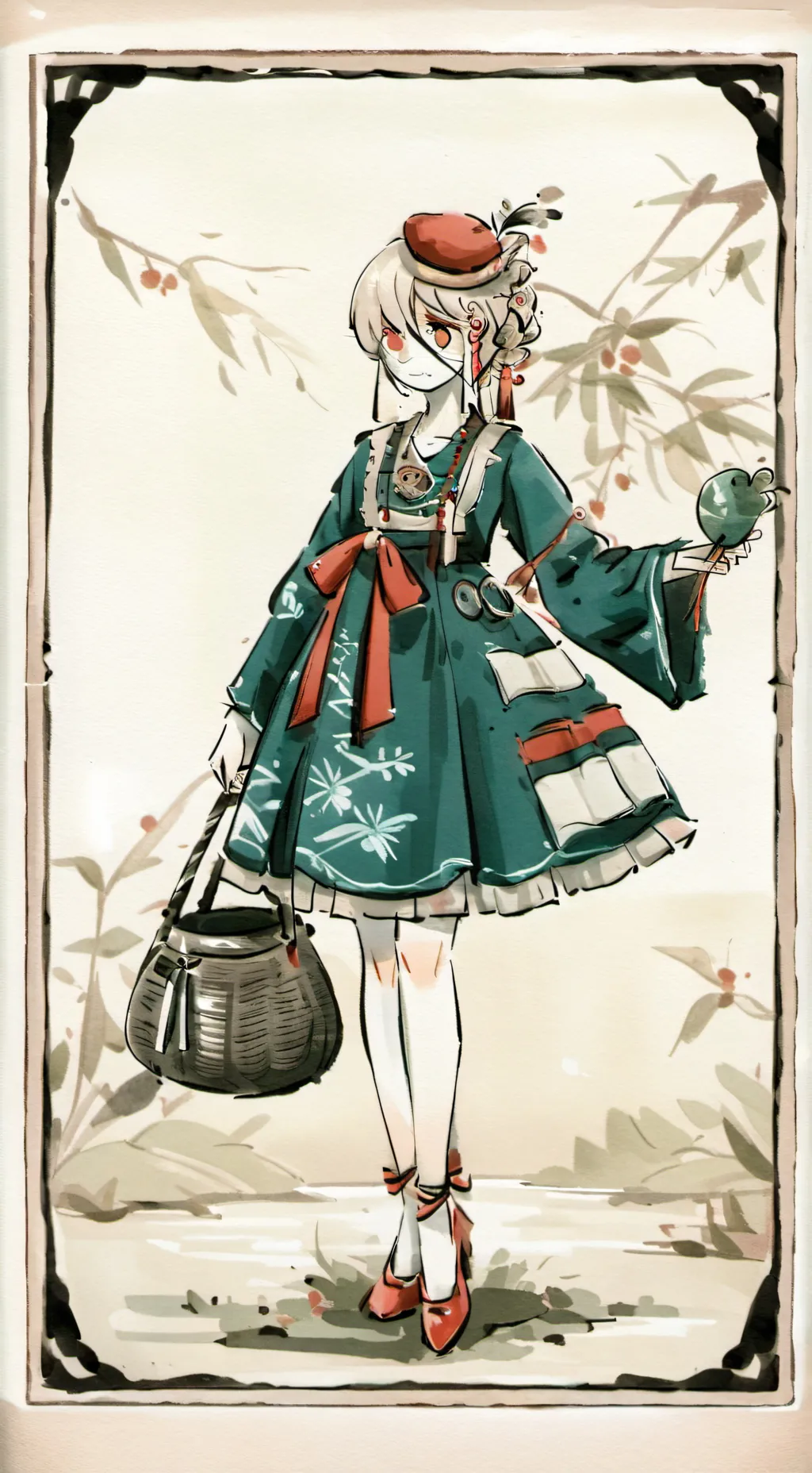 ai character: flan el oso background