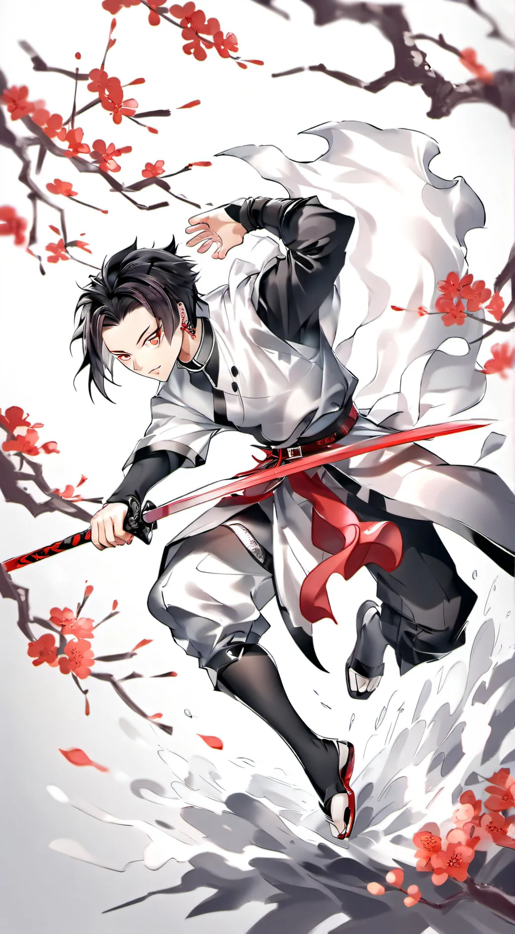 ai character: demon Slayer  background