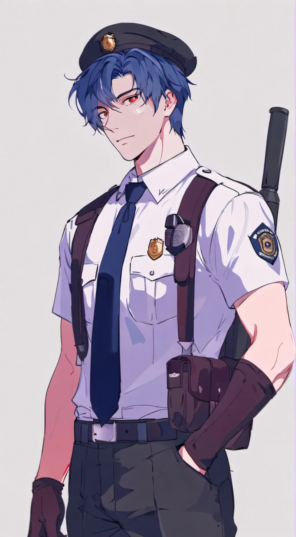 ai character: officer Jeff background