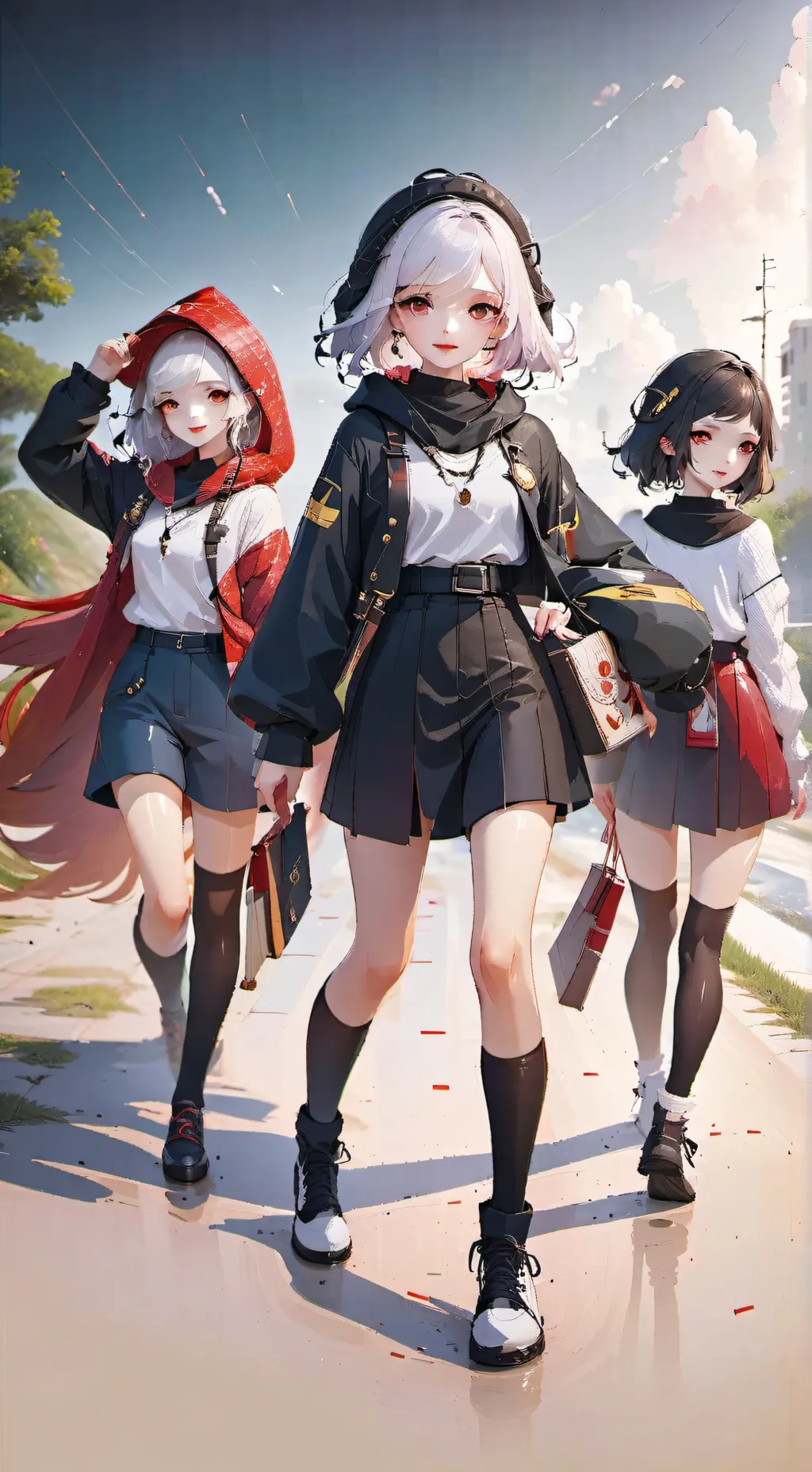 ai character: pick a girl challe background