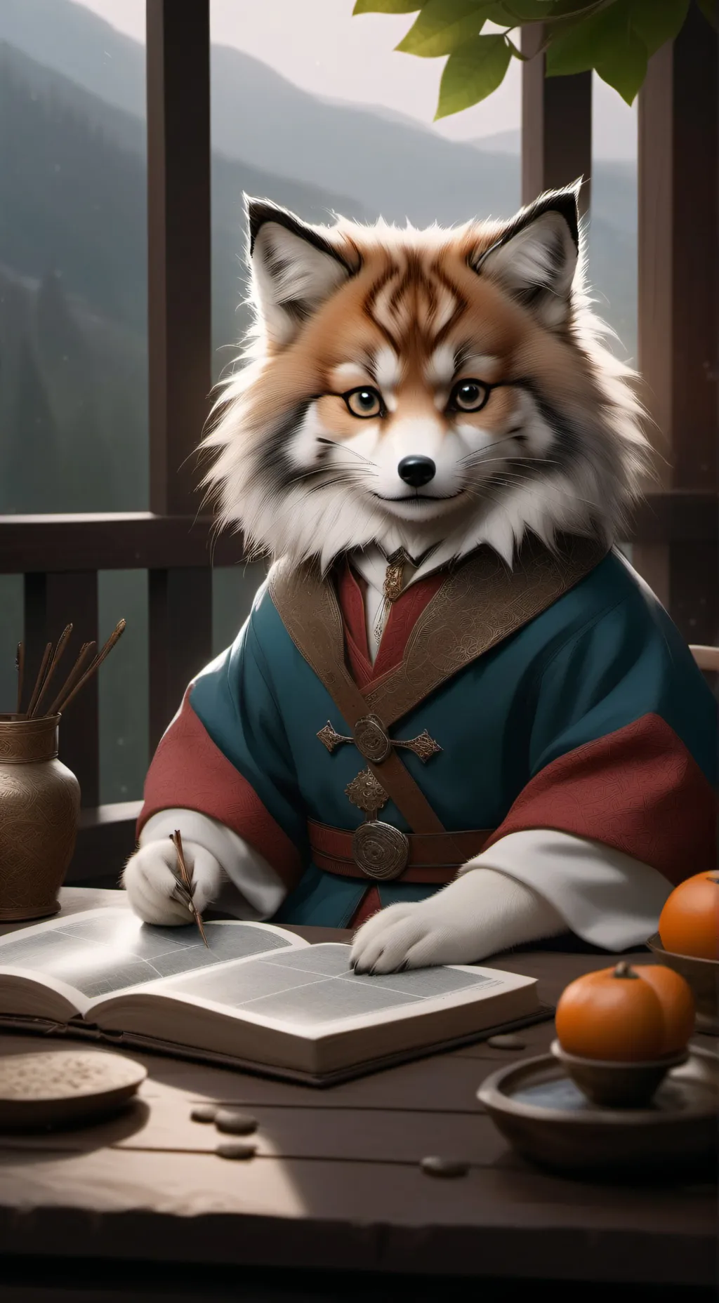 ai character: Бобик background