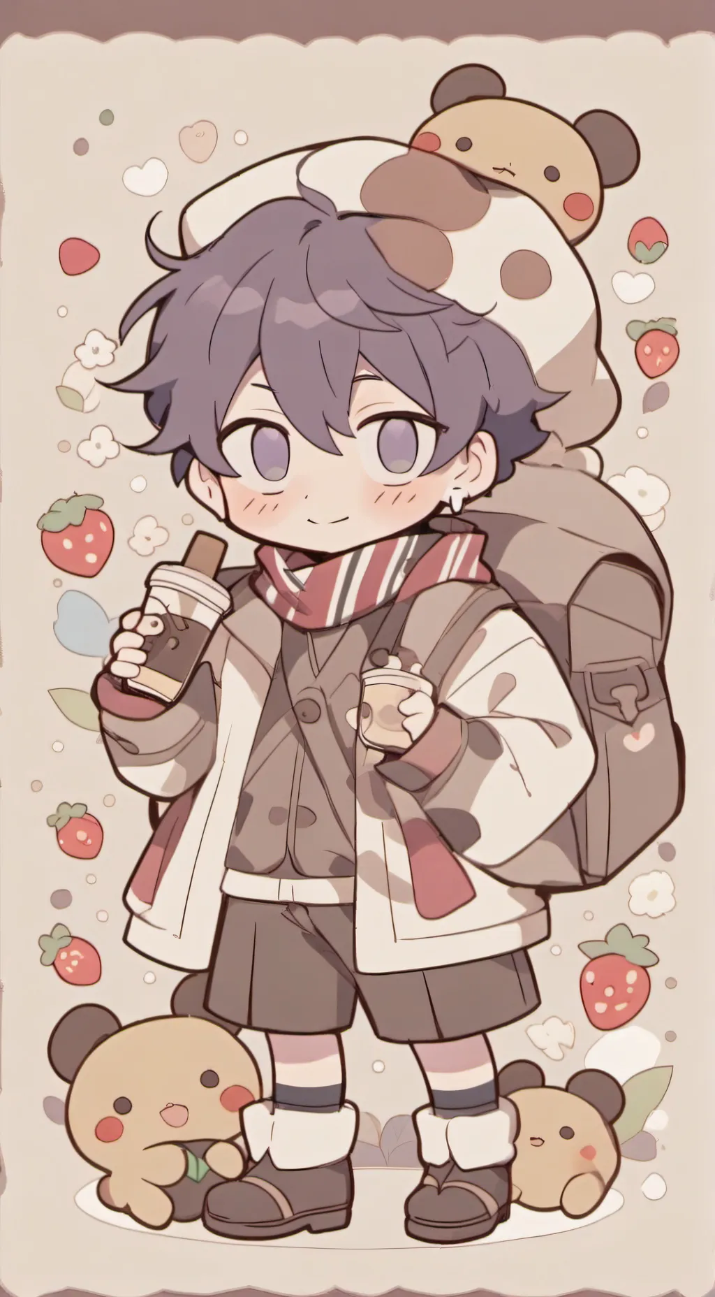 ai character: Thanos background