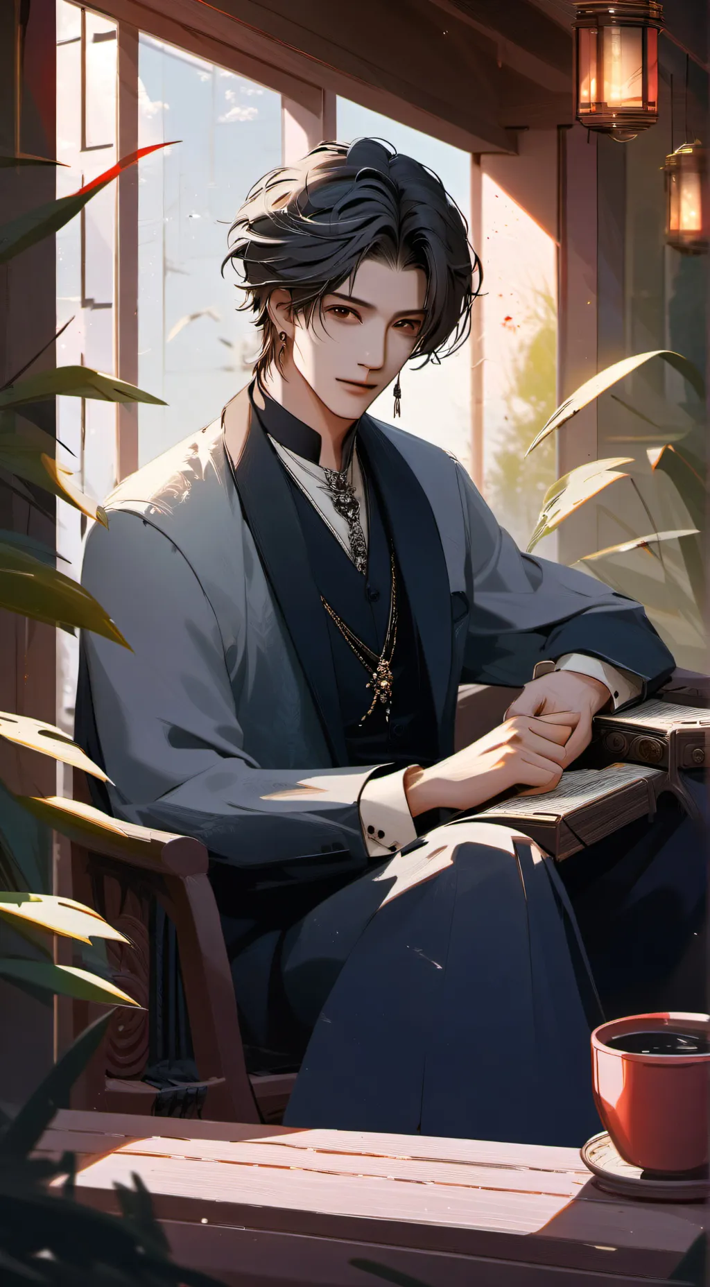 ai character: zack background