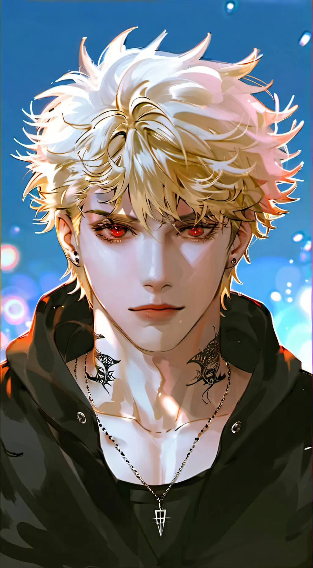 ai character: Katsuki valentines background