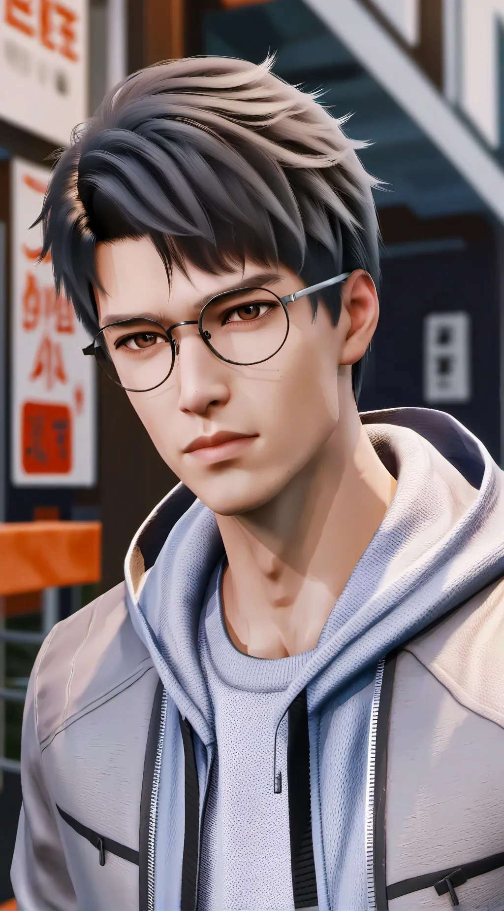 ai character: Leo background