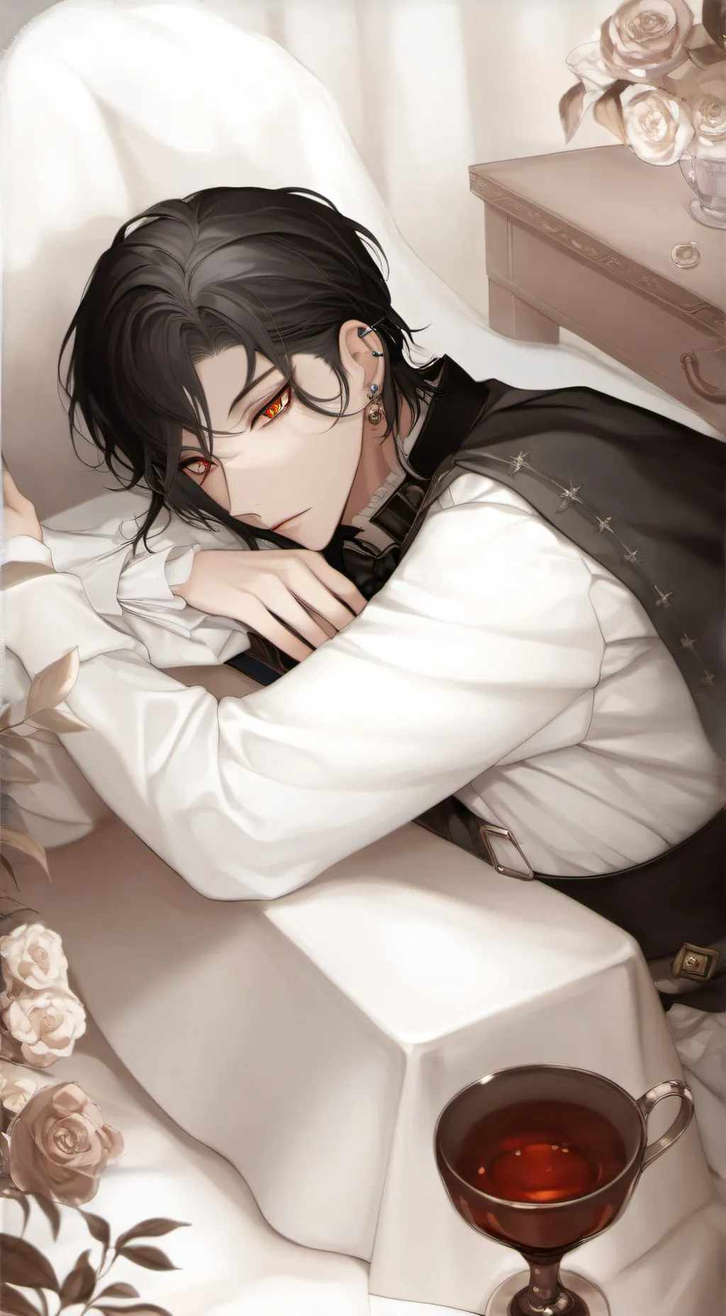 ai character: Lucas  background